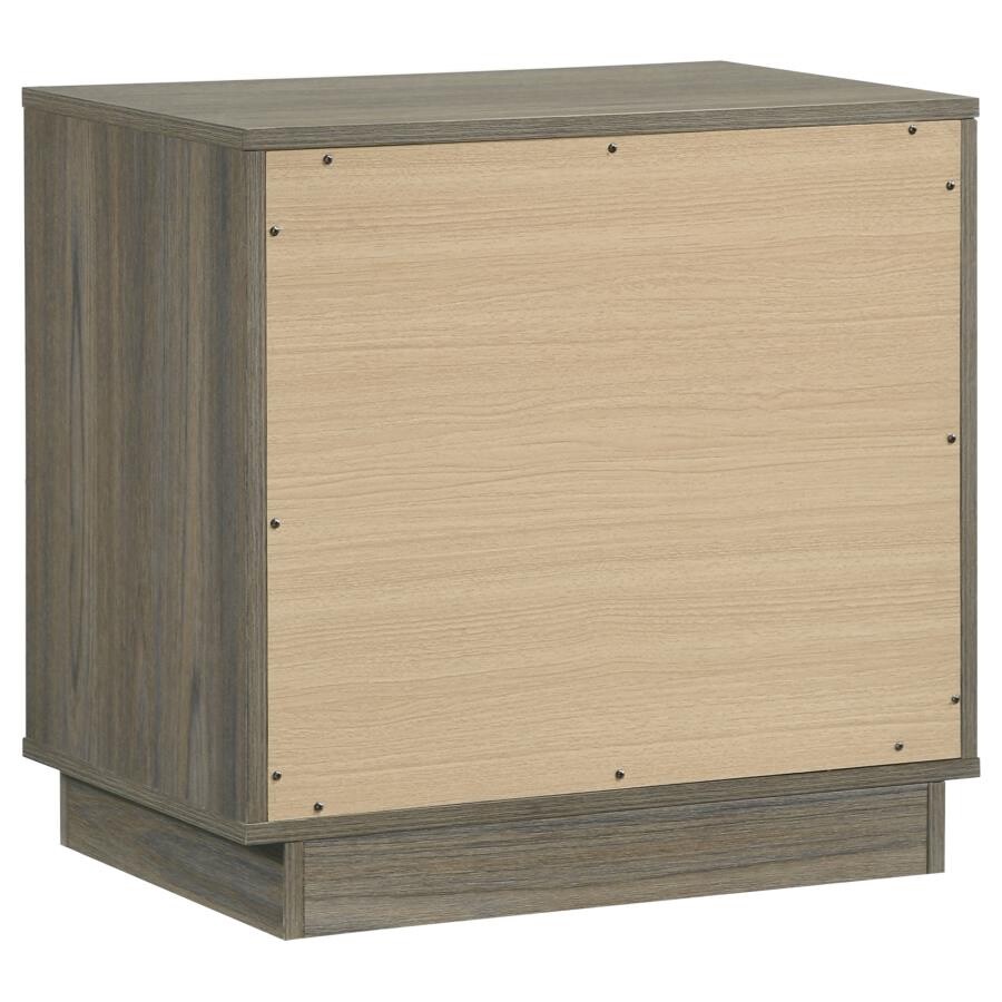 4 PC RUSTIC GREY OAK BOOKCASE HEADBOARD QUEEN BED DRESSER BEDROOM FURNITURE SET