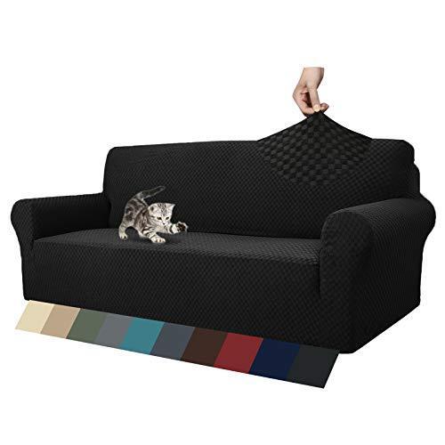 ZNSAYOTX 1 Piece Jacquard Couch Covers for 3 Cushion Couch Living Room High