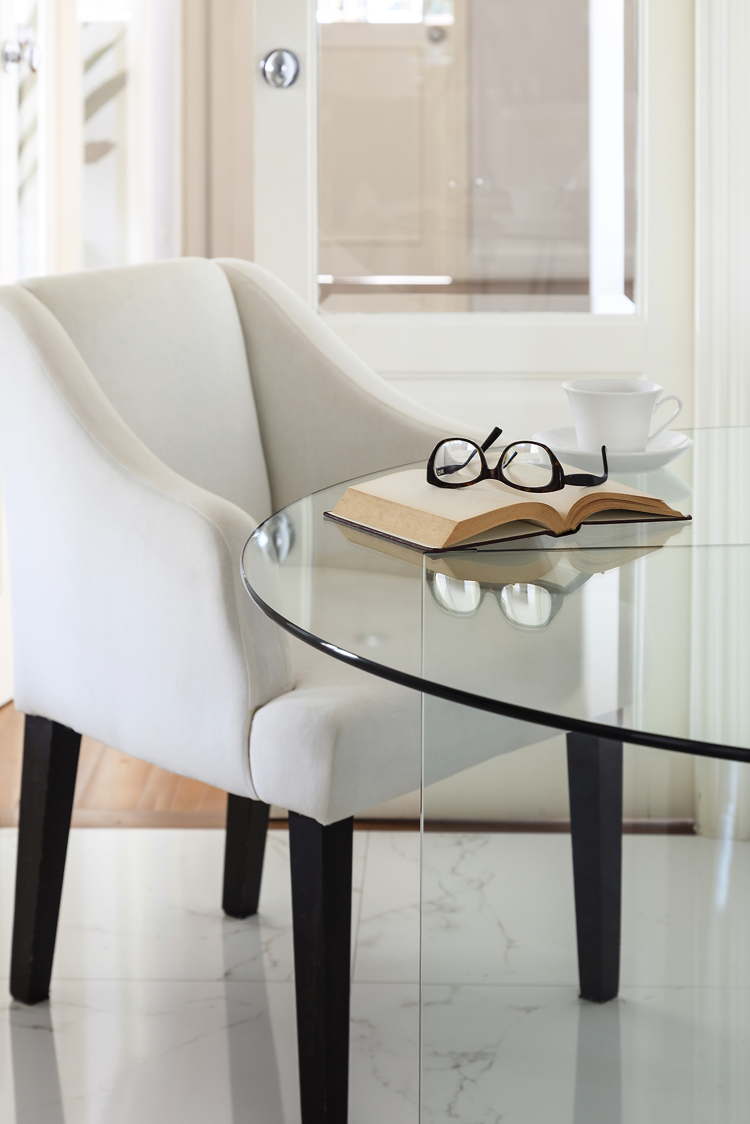 Pro Safe Glass 36″ Round Tempered Glass Table Top 1/2″ Thick Bevel Edge – Clear