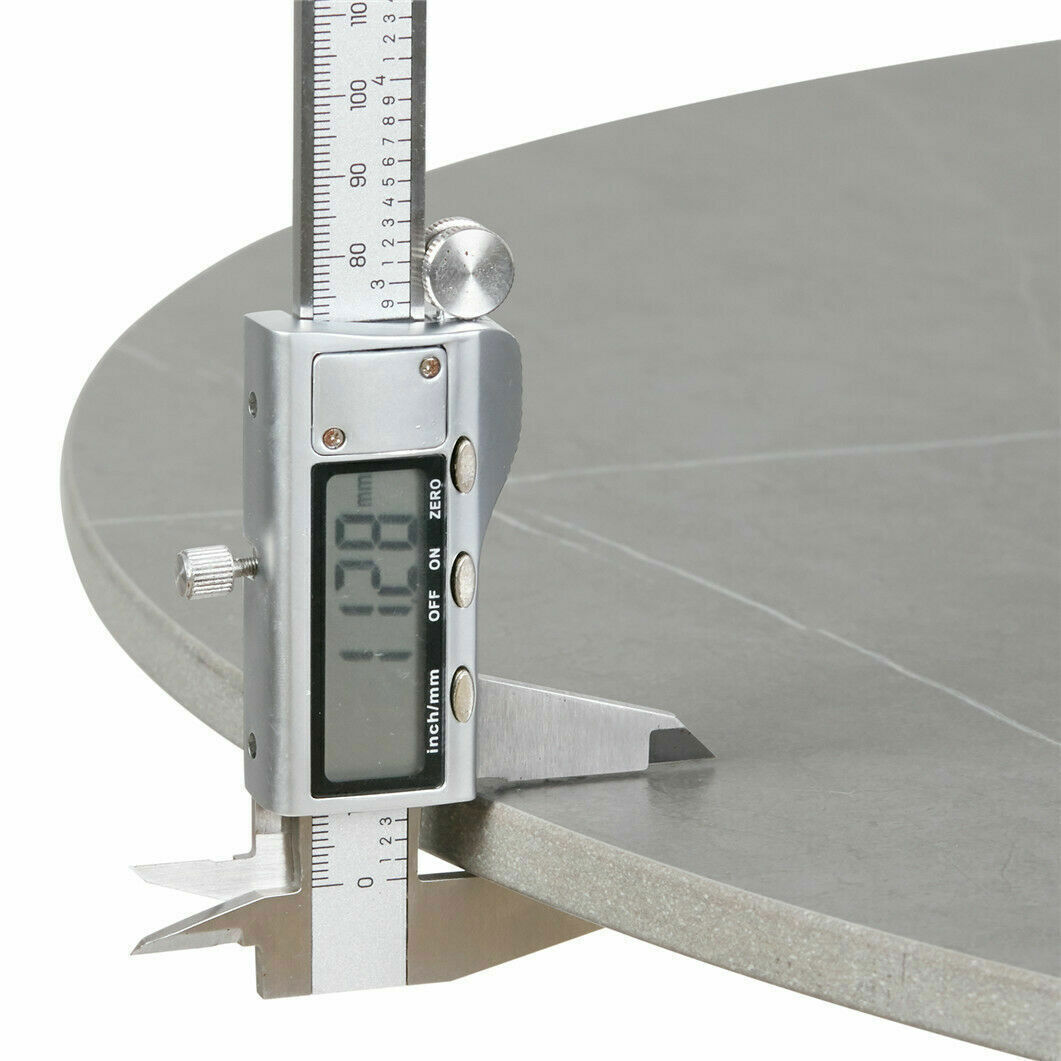 Sintered Stone Round Coffee Table 2x Nesting Table For Living Room Easy to Clean