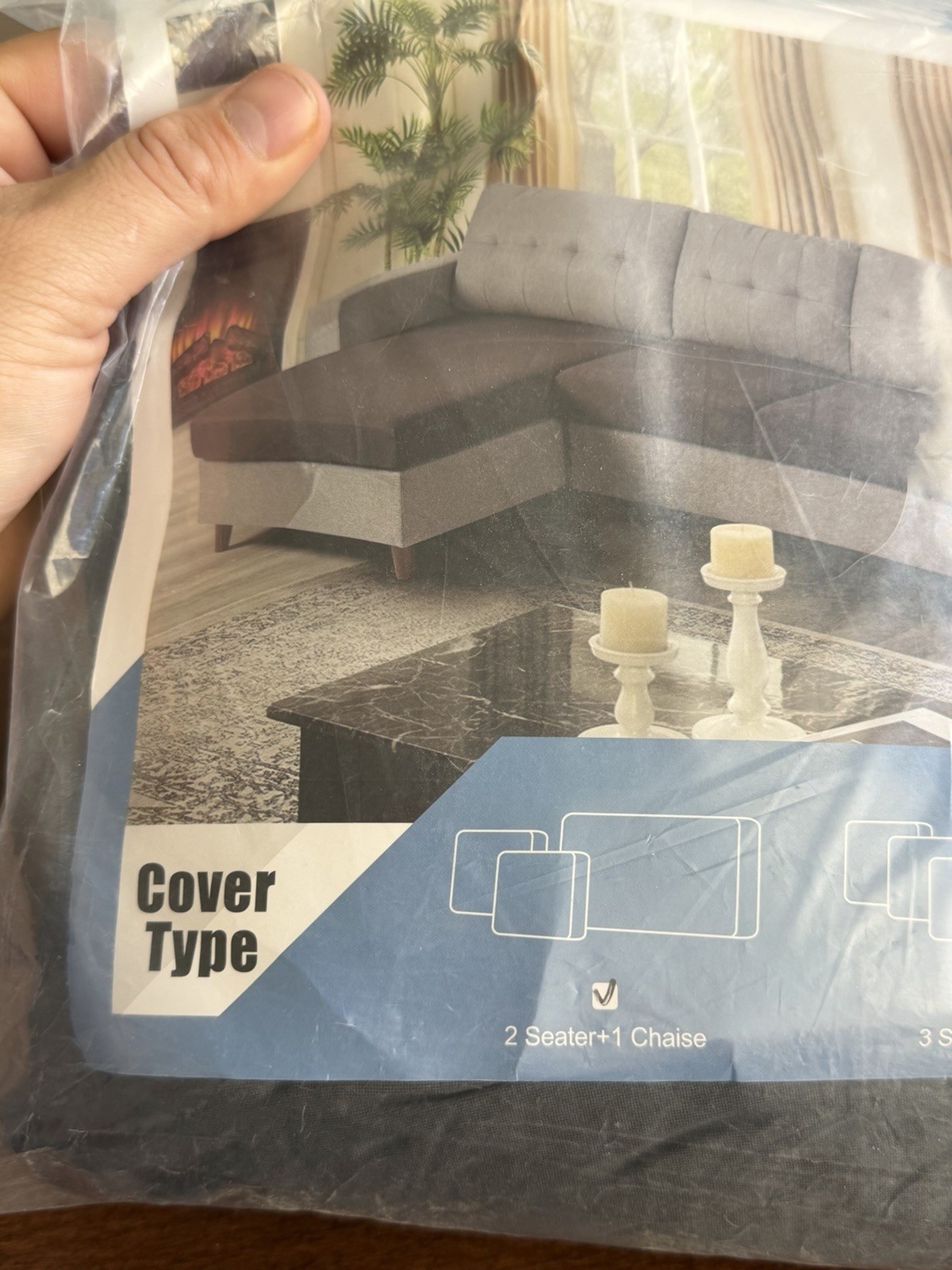 Couch Cushion Covers Choose Taococo Cover Type 2 SEATER + 1 CHAISE Sofa Cover 3