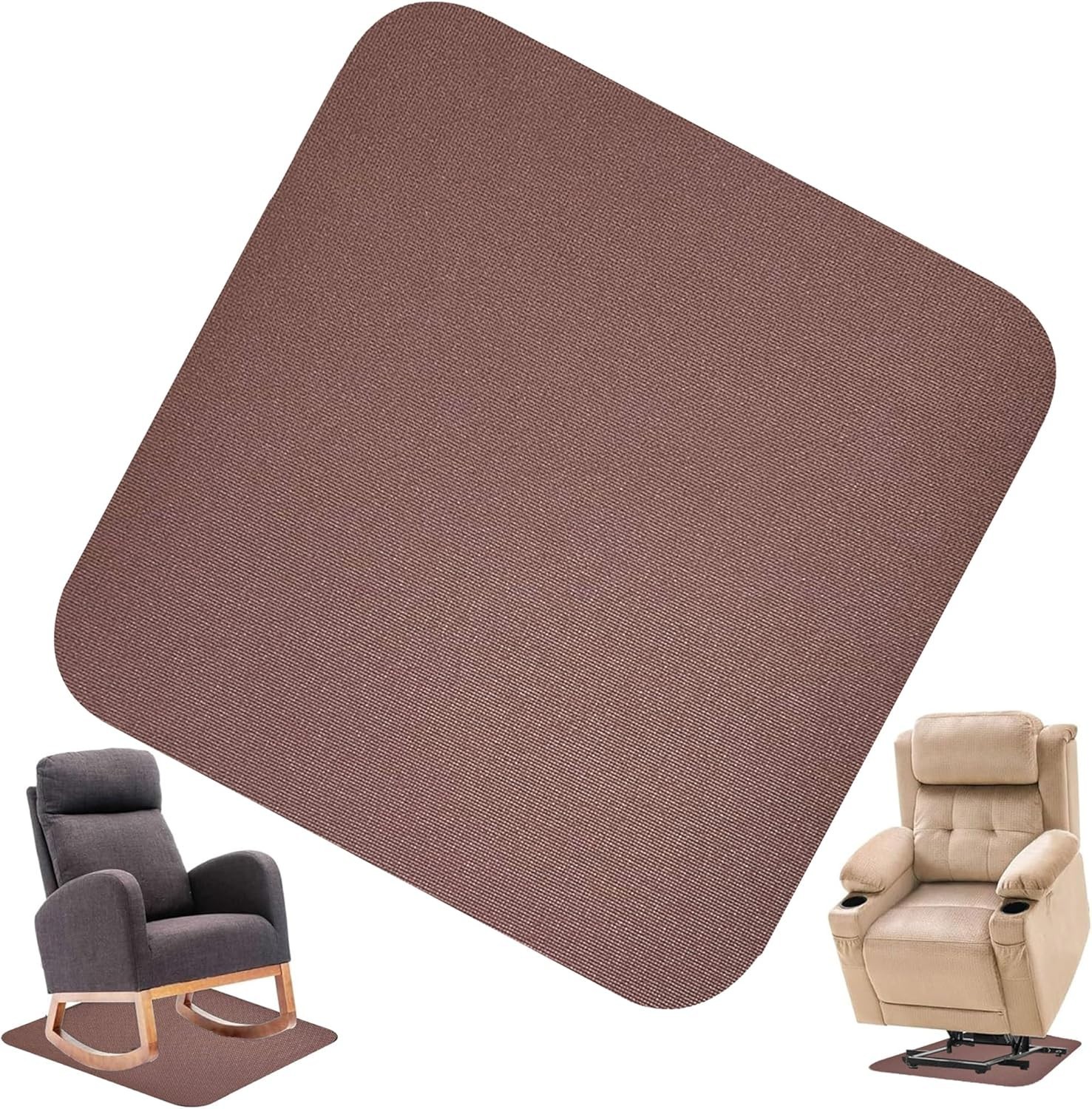 Recliner Pads for Hardwood Floors, Under Recliner Mat Floor Protectors Furnit…