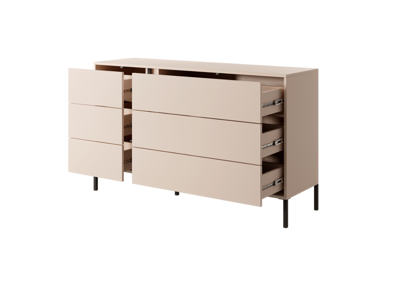 Bedroom Set DAST 3 Piece – Wardrobe Bed Chest of Drawers Modern