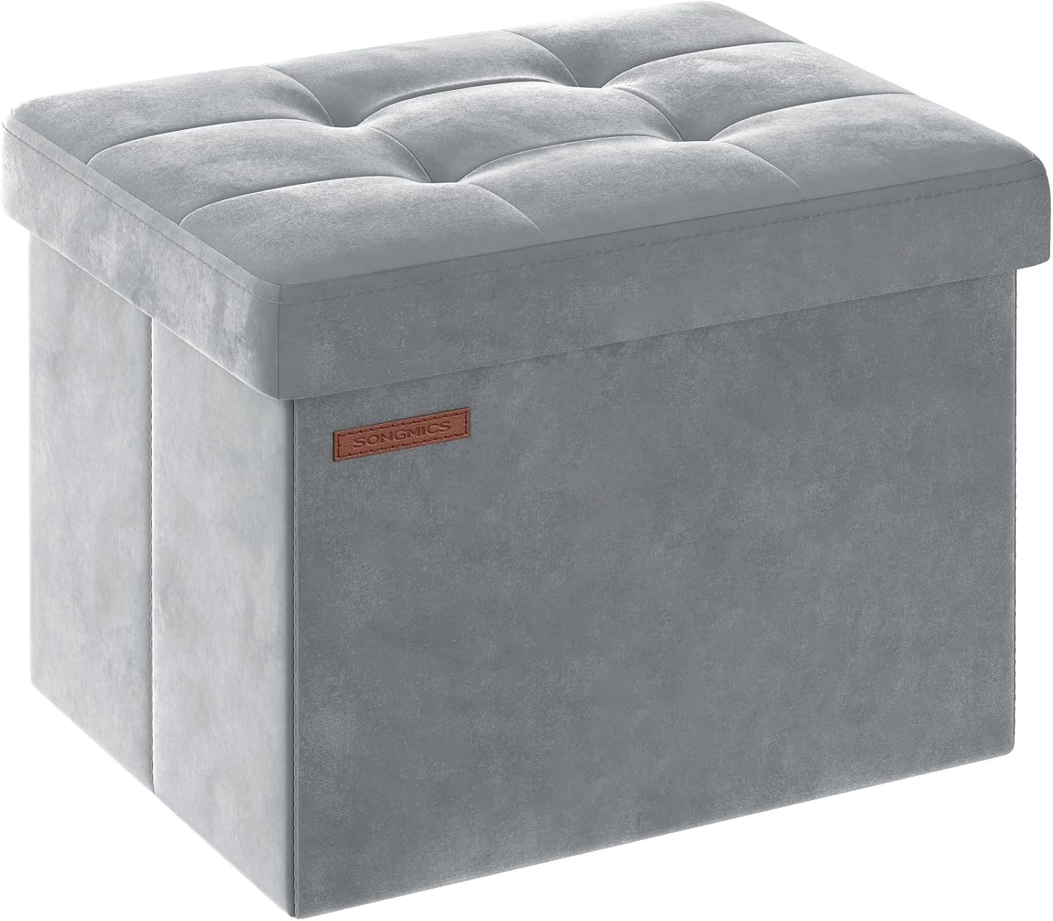 Storage Ottoman Foldable Small Ottoman Foot Rest 12.2 x 16.1 Inches Foot Stool