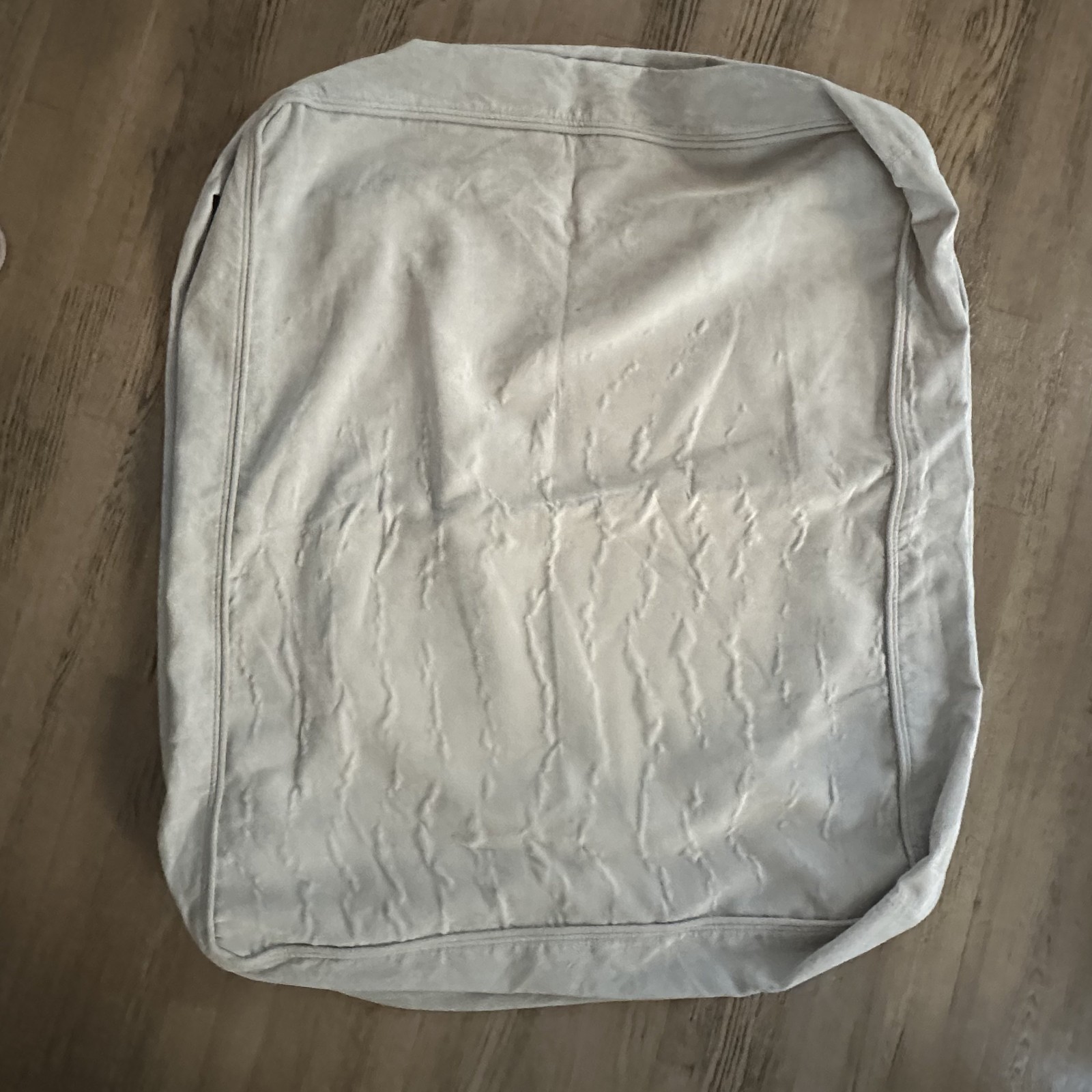 Lovesac Sactional STANDARD SEAT Cover Sky Gray Corded Velvet IMPERFECT