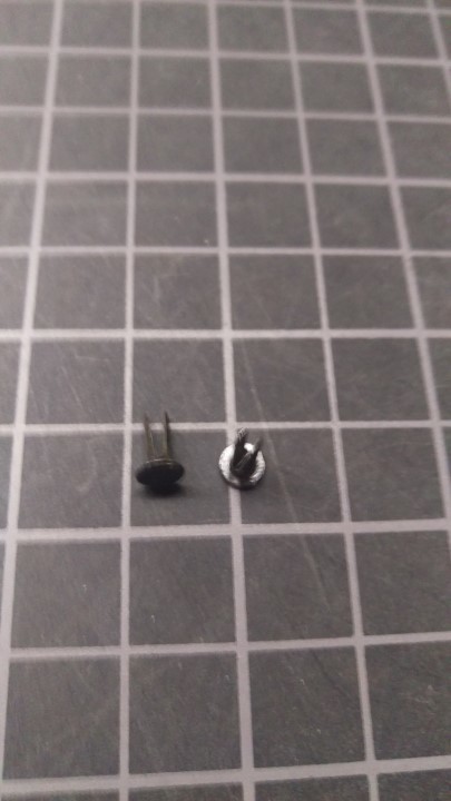 New Old Stock Black finished split rivets 5/16 x 3/16ths fastner vintage antique