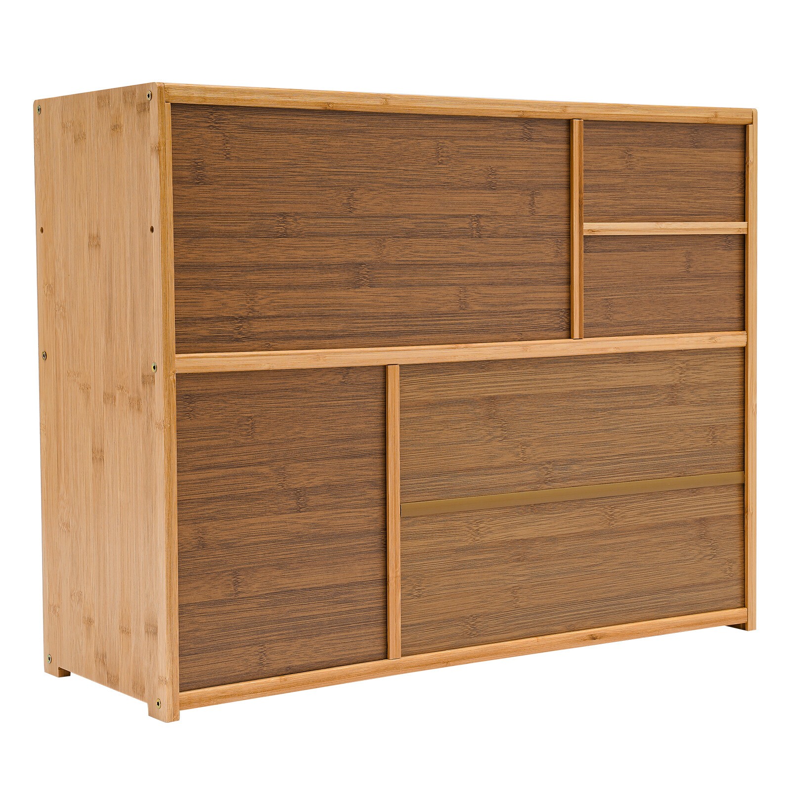 Home Wood Storage Cabinet Kitchen Storage Cabinet Floor Mount Pantry Cabinet