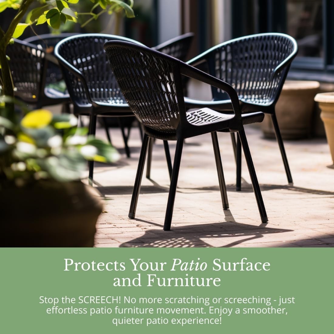 7/8 Round Chair Leg Feet Glide, Protect Your Indoor and Outdoor Furniture, Furni