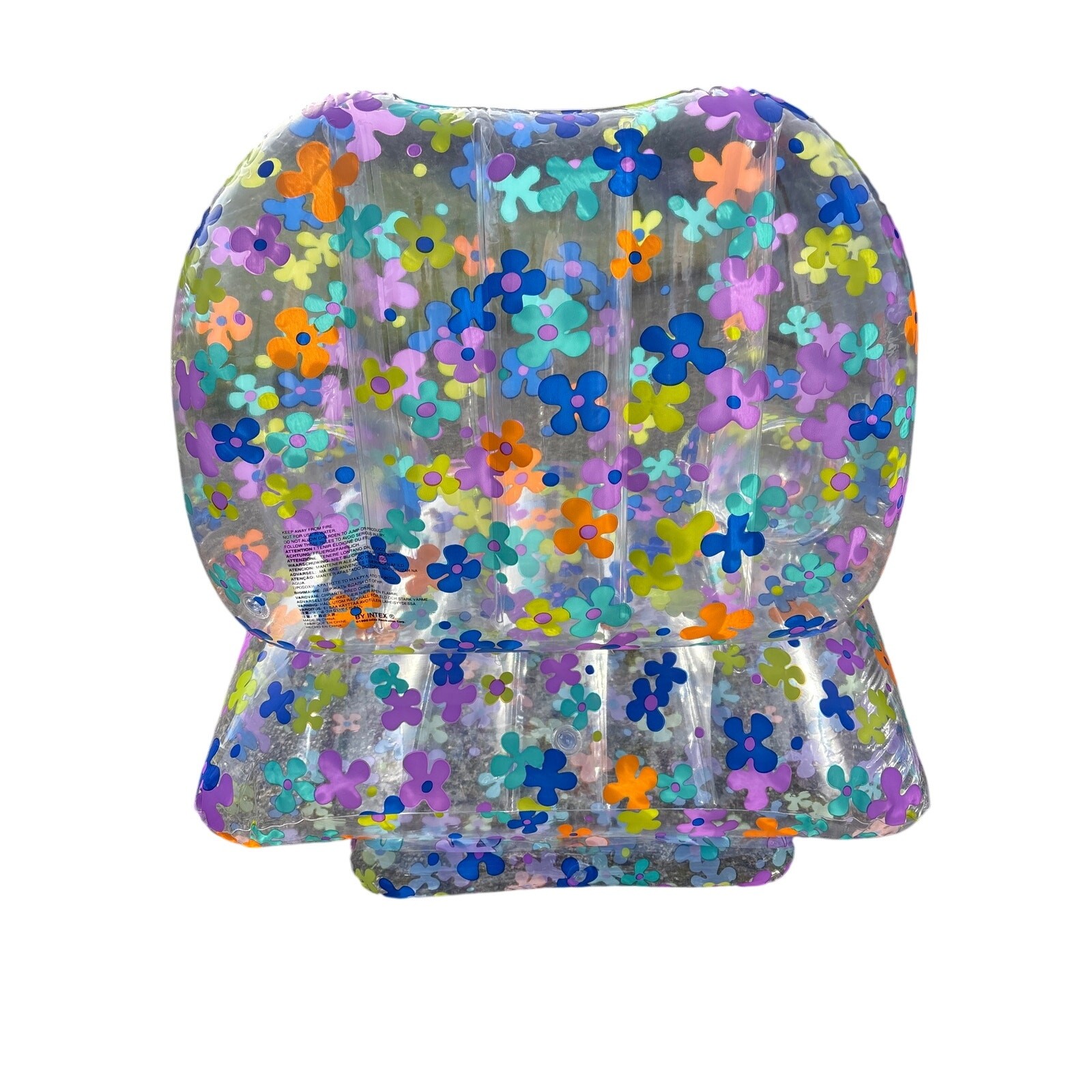 1999 Intex Air Inflatable Furniute Flower chair new in open box y2k Kidcore