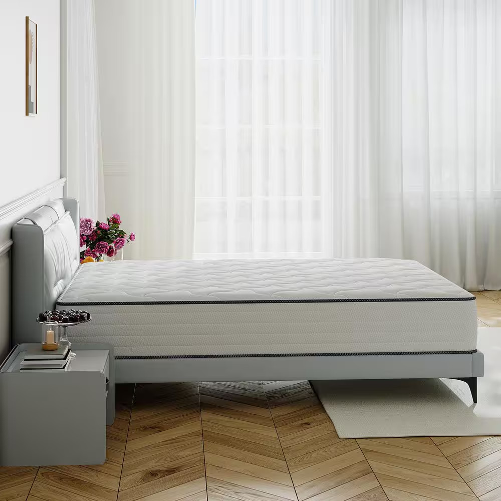 Queen Size Plush Hybrid Gel Memory Foam 10 In. Innerspring Euro Top Support and