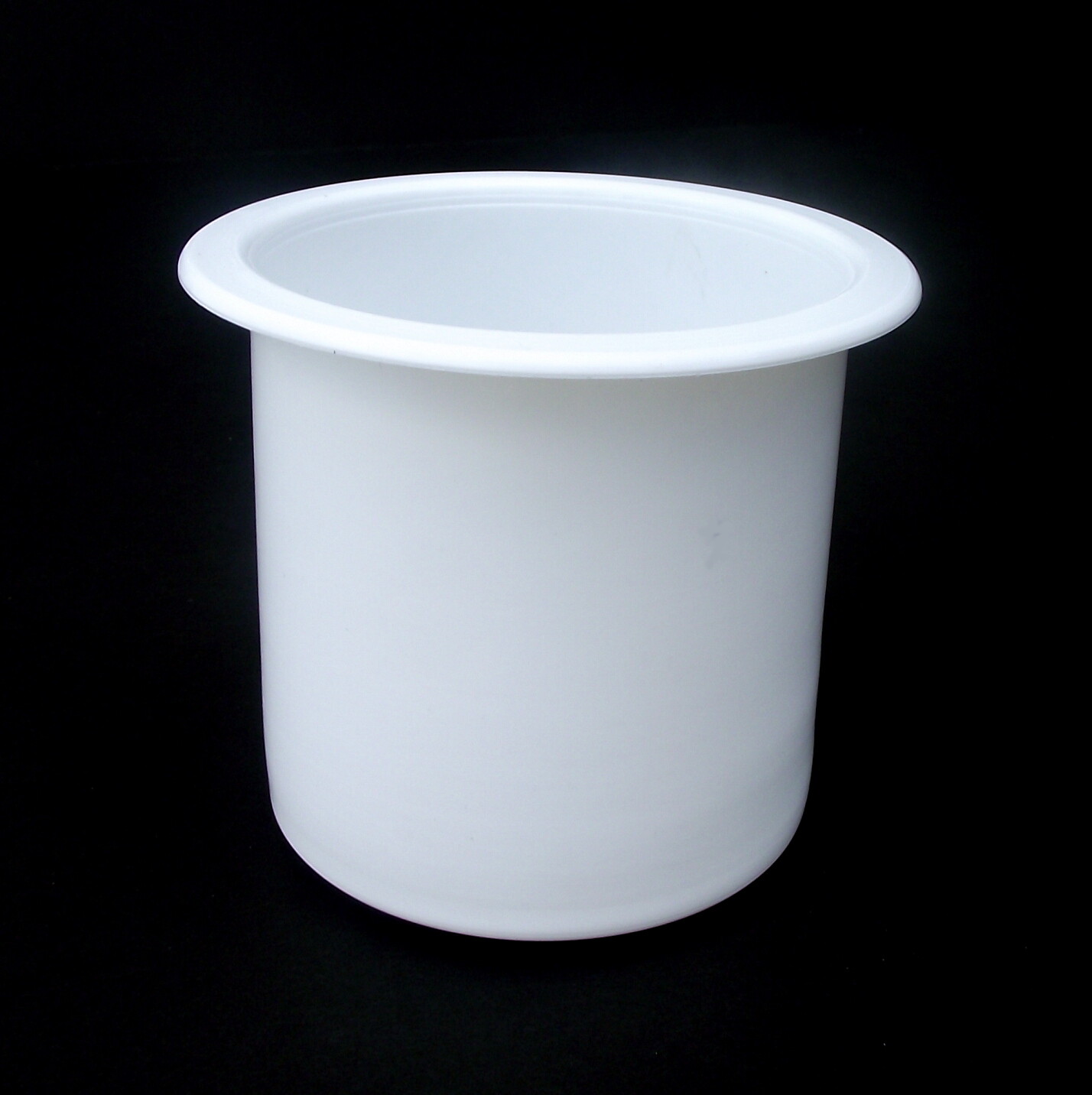 White Plastic Cup Holder Boat RV Car Truck Insert Sofa Poker Tables Dropin 2″7/8