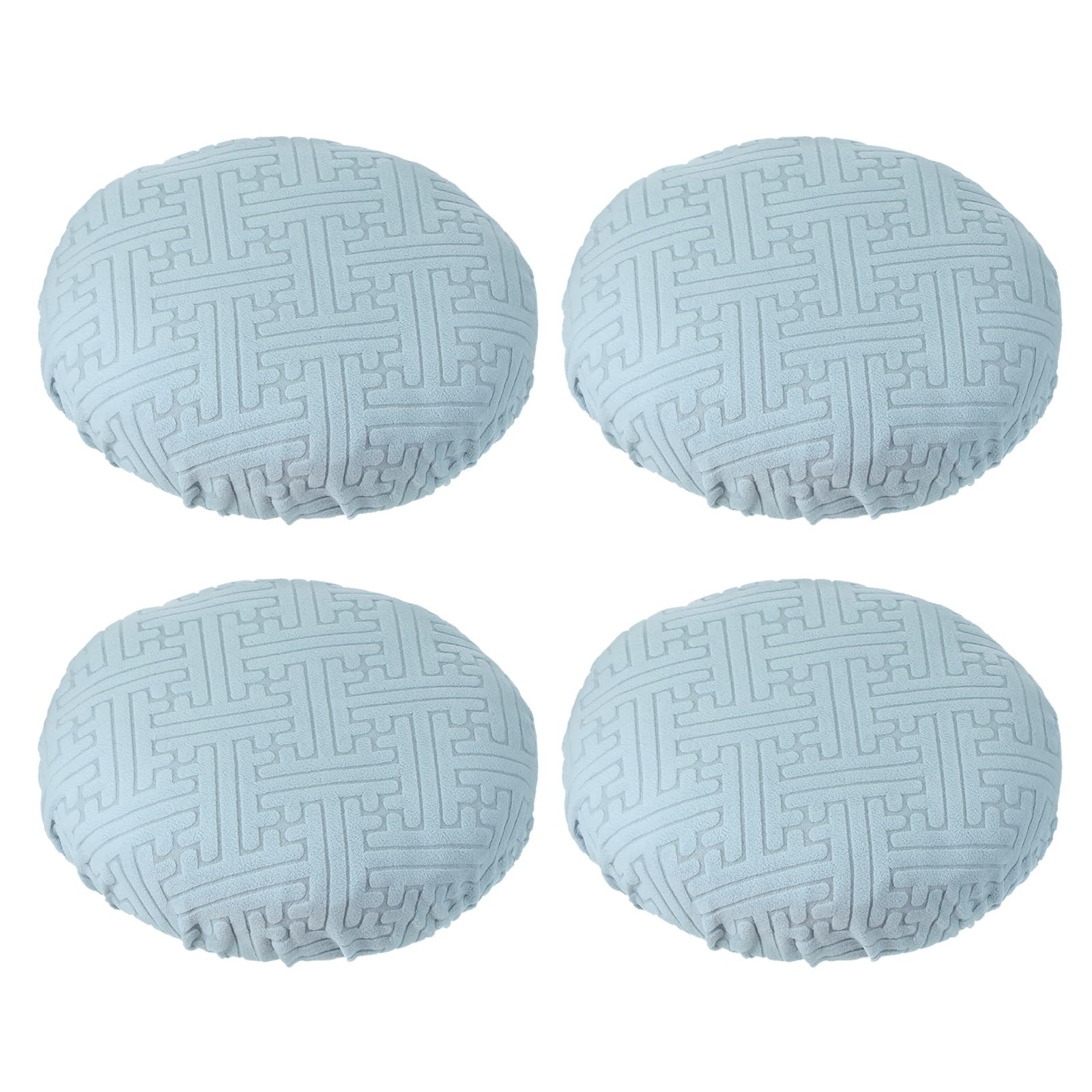 Cushion Cover Round Stool Cover, Diameter 2835cm, Set of 4 Elastic Bar Stool…