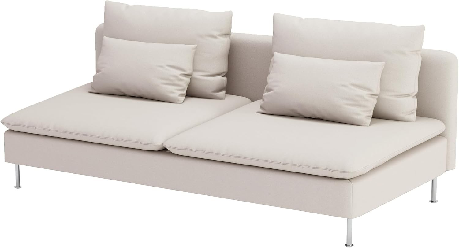 Durable Polyester Fabric Sofa Cover Compatible with IKEA SODERHAMN Couch