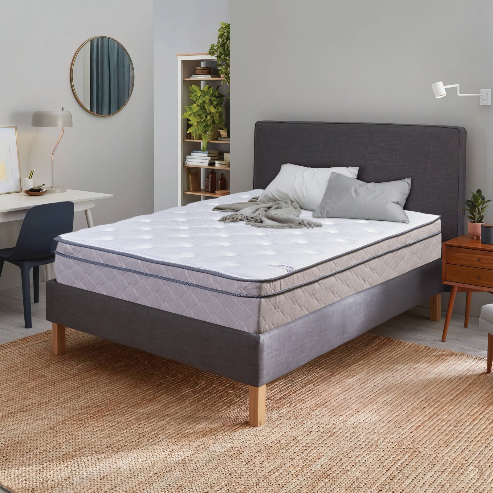 Continental Sleep, 12-Inch Ultra Plush Pocket Coil Hybrid Mattress