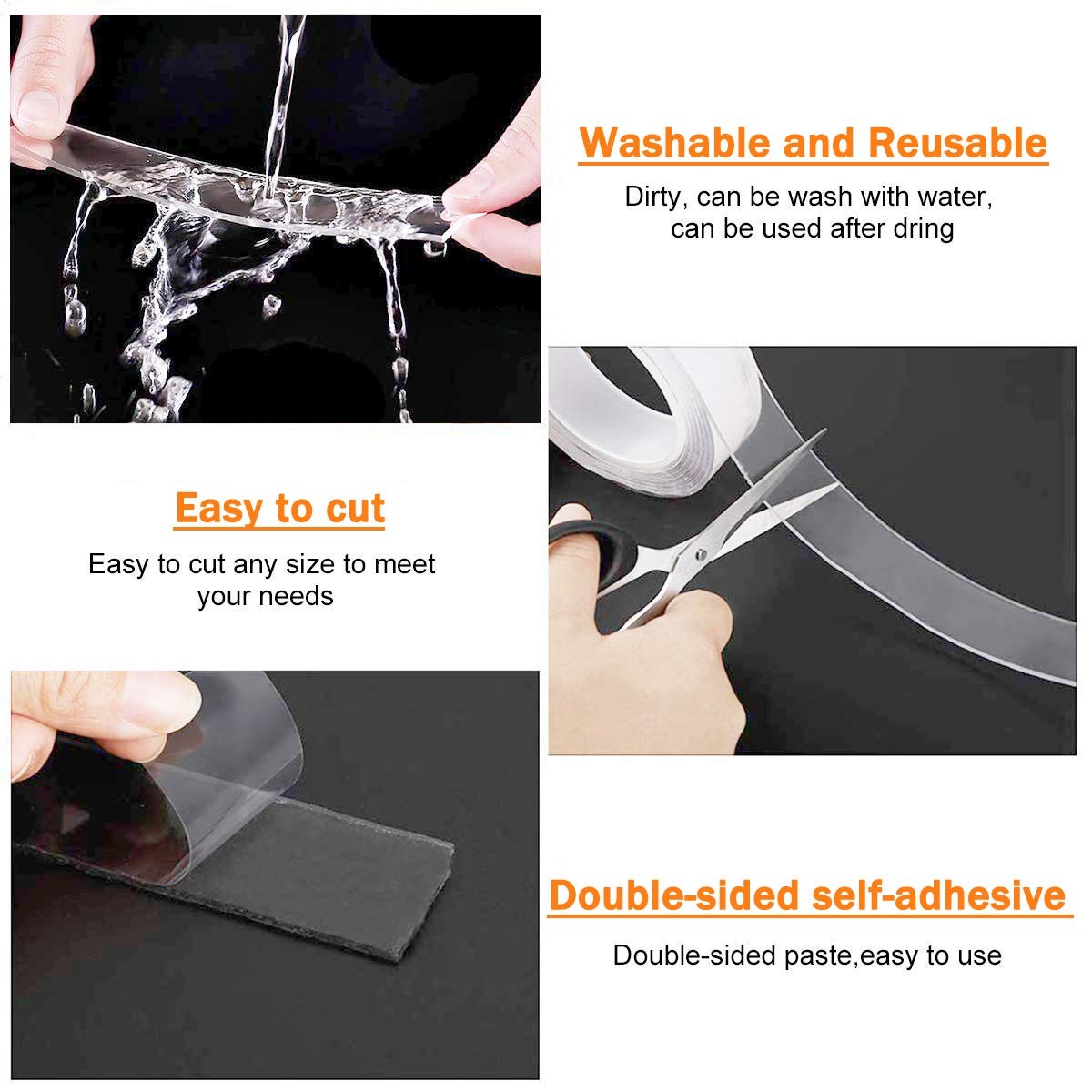 Non Slip Furniture Pads for Hardwood Floor/Rug, Heavy Duty Gripping Pads Furn…
