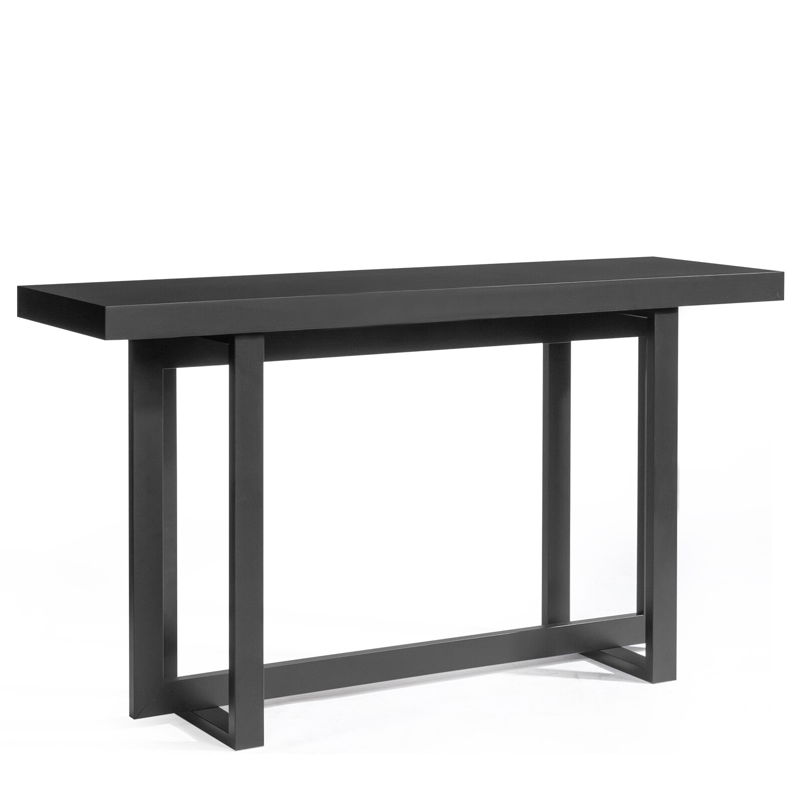 Modern Wood Entryway Console Table Sofa Table Long Entryway Table Black
