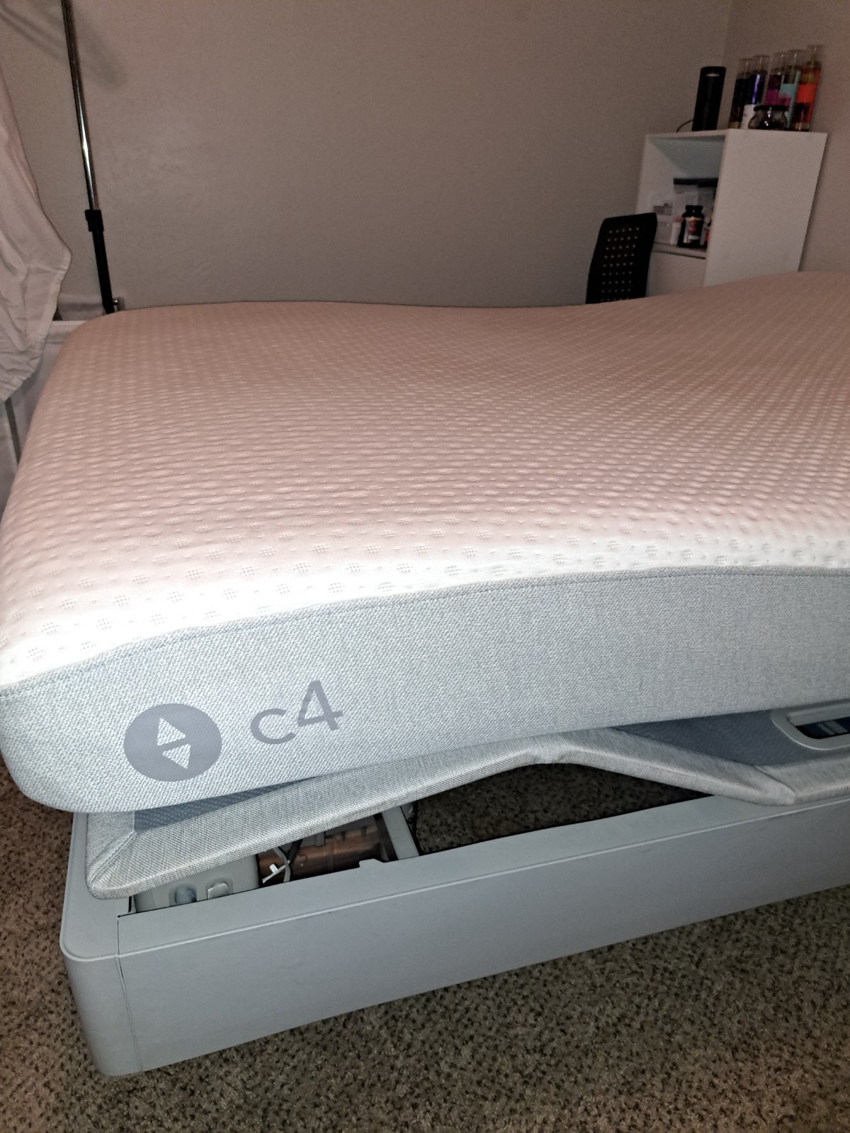 sleep number full c4 smart bed and 360 flexfit 2 base.ase