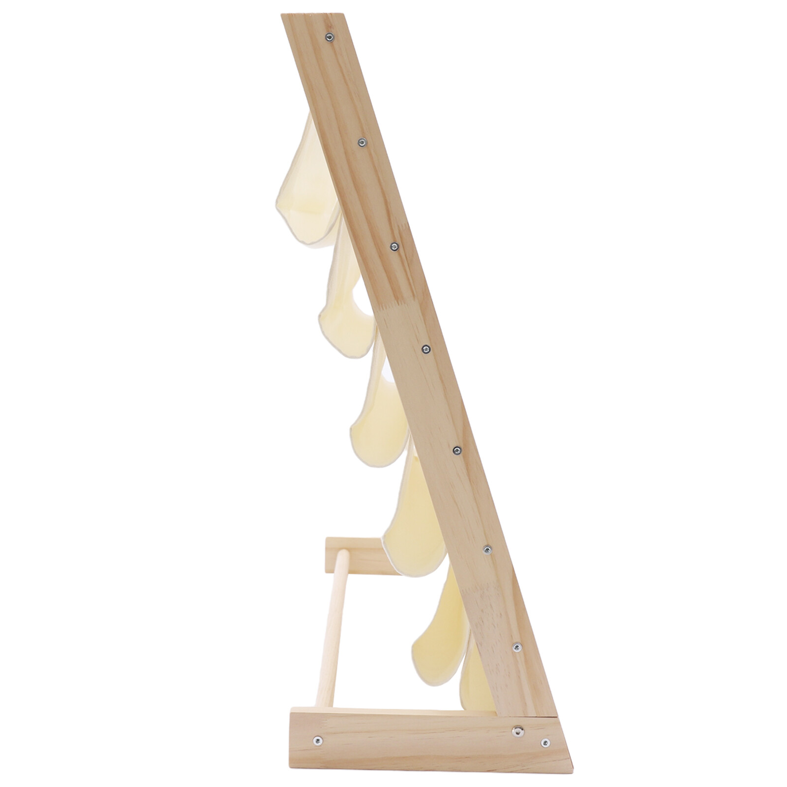 6 Tiers Wooden Bookcase Children Kids Book Shelf Storage Rack Tidy Organizer