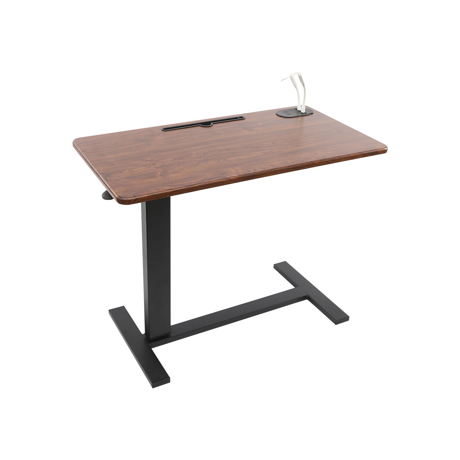 Mobile Table,33.46*17.71in Adjustable 25.98-37in-height Side Table Living Room