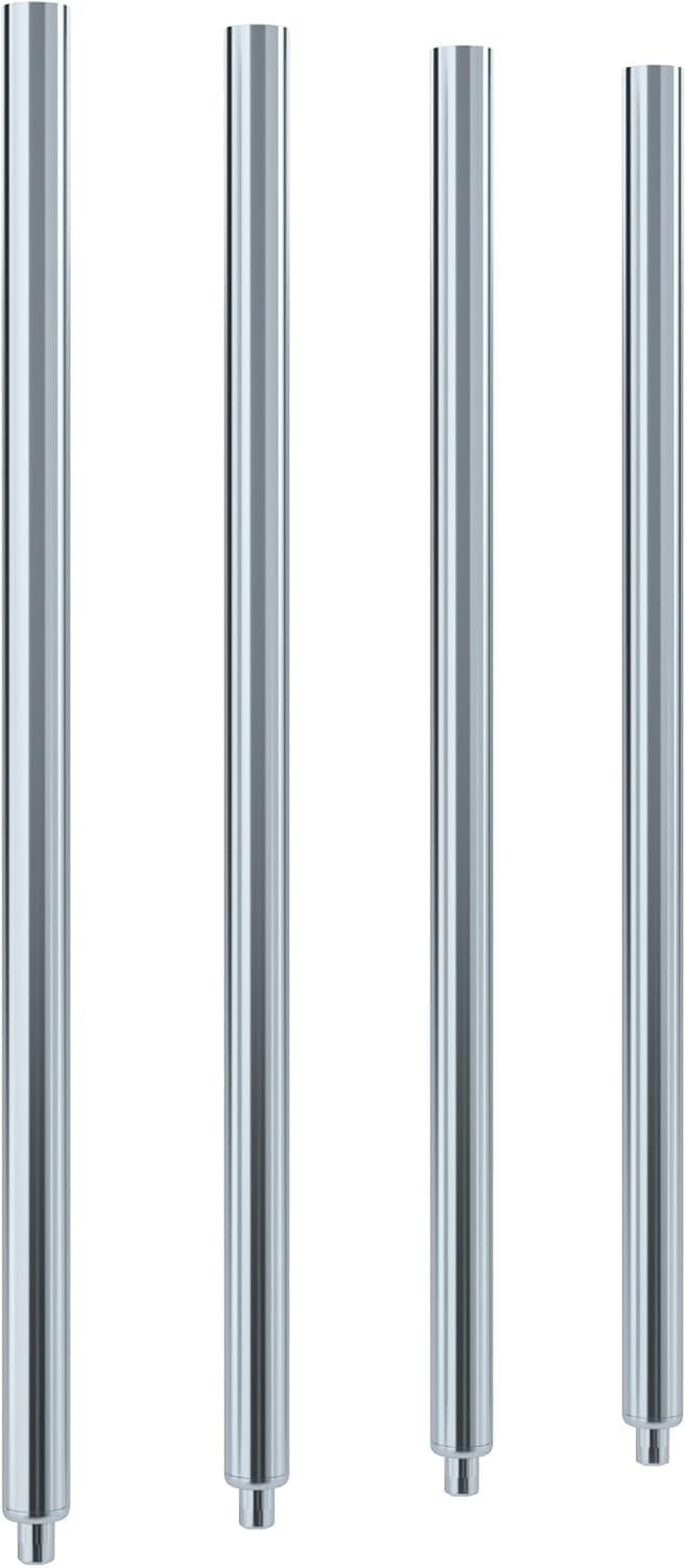 35″ Stainless Steel Work Table Legs 4 Pack, 18-Gauge Heavy Duty Replacement Legs
