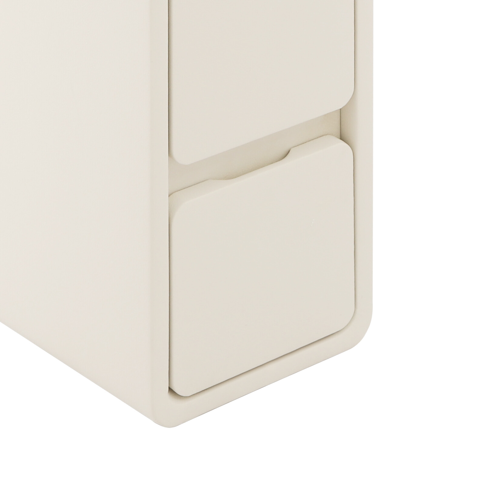 Bedside Cabinet With 3 Drawers,40*20*58 Cm Narrow Nightstand For Bedroom