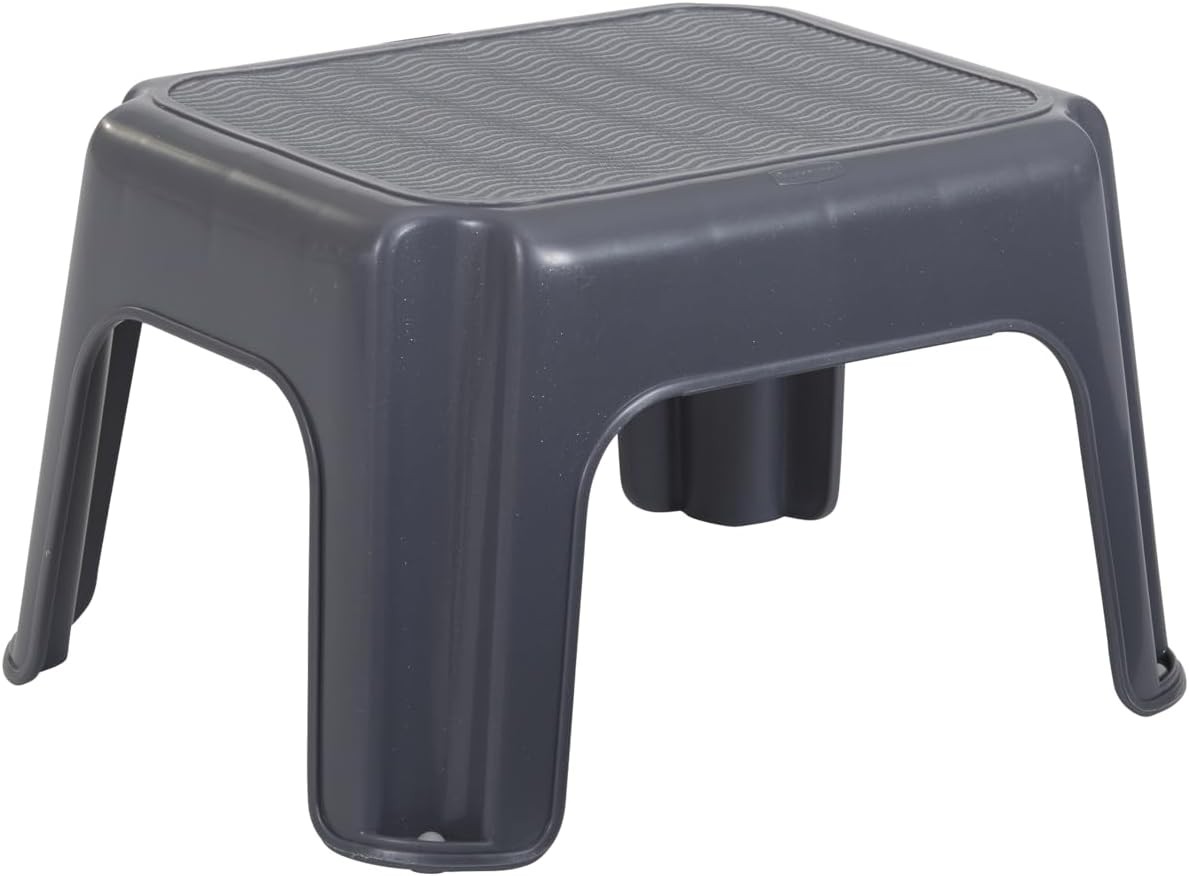 Rubbermaid One-Step Stool. Bisque. Holds up to 200 Pounds. Ideal for Home.Office