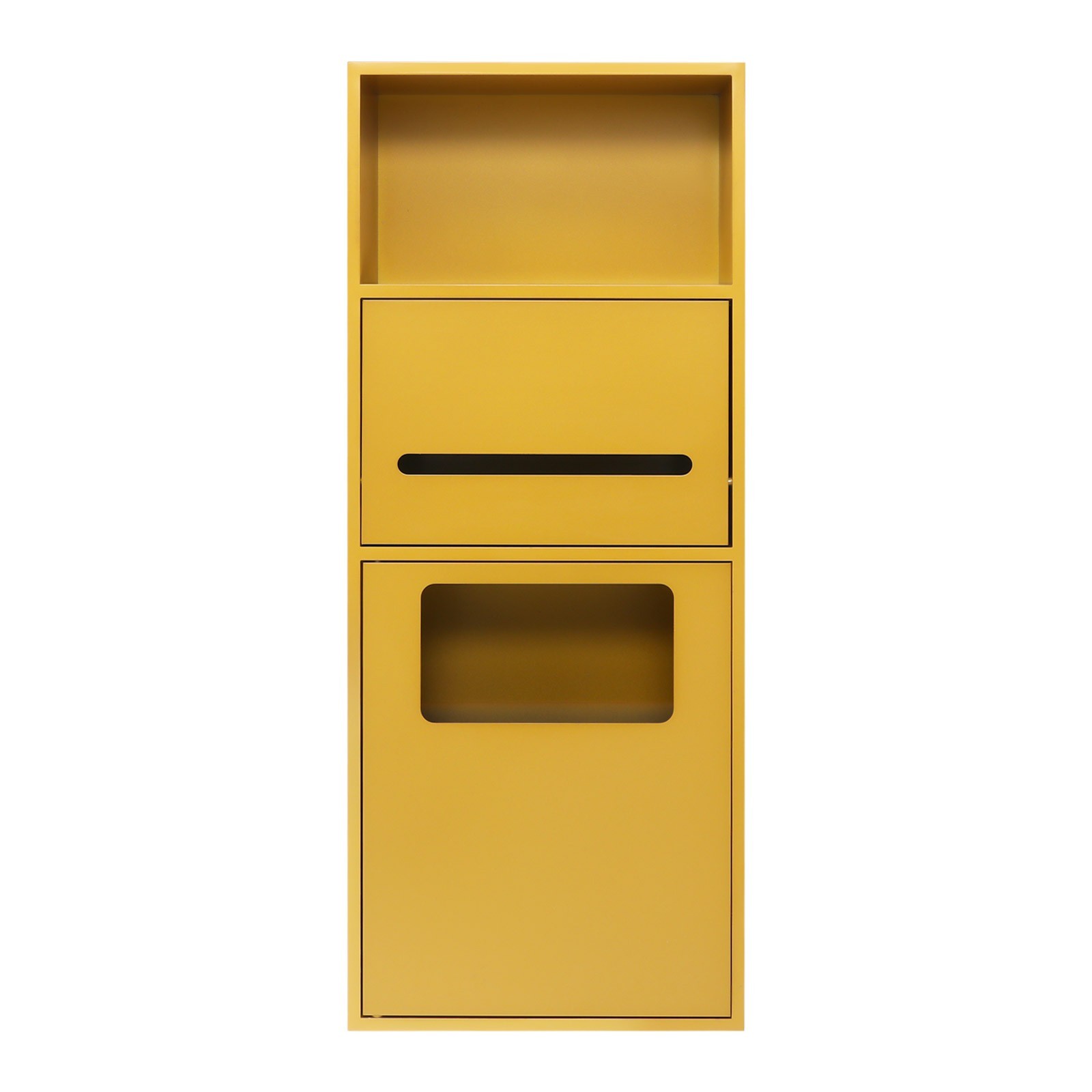 Shower Bathroom Trash Can, In-wall Trash Bin Cabinet, Storage Cabinet gold