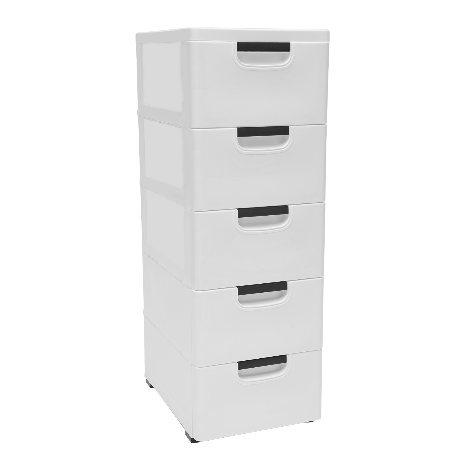 Plastic Drawers Dresser Storage Cabinet Home Furniture Vertical w/ Wheels