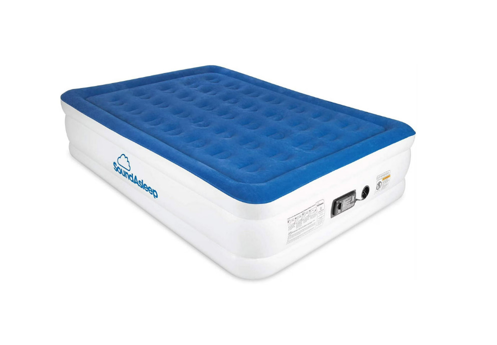 SoundAsleep Dream Ser Luxury Air Mattress W/Built-in Pump, Full 76” x 56” x 19”