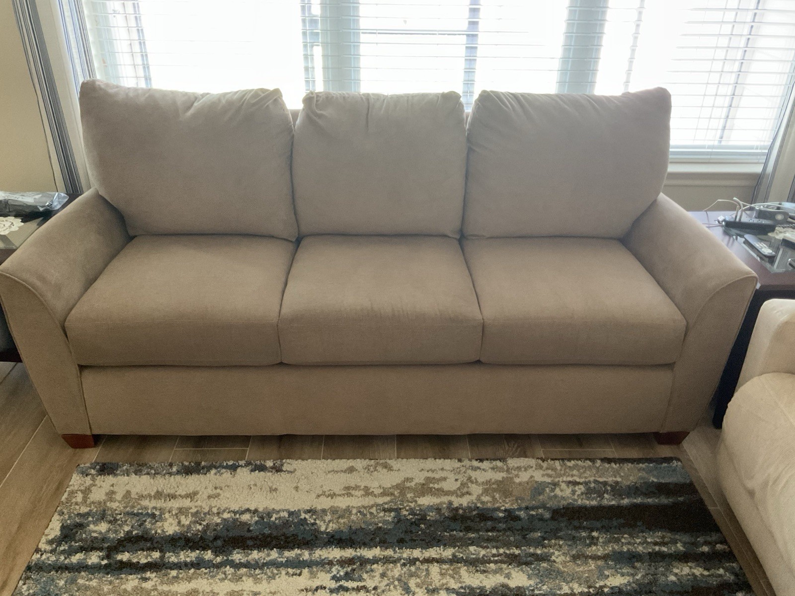 La-Z- boy Lazy Boy Anatomic Couch 3 Seat Cloth Sofa