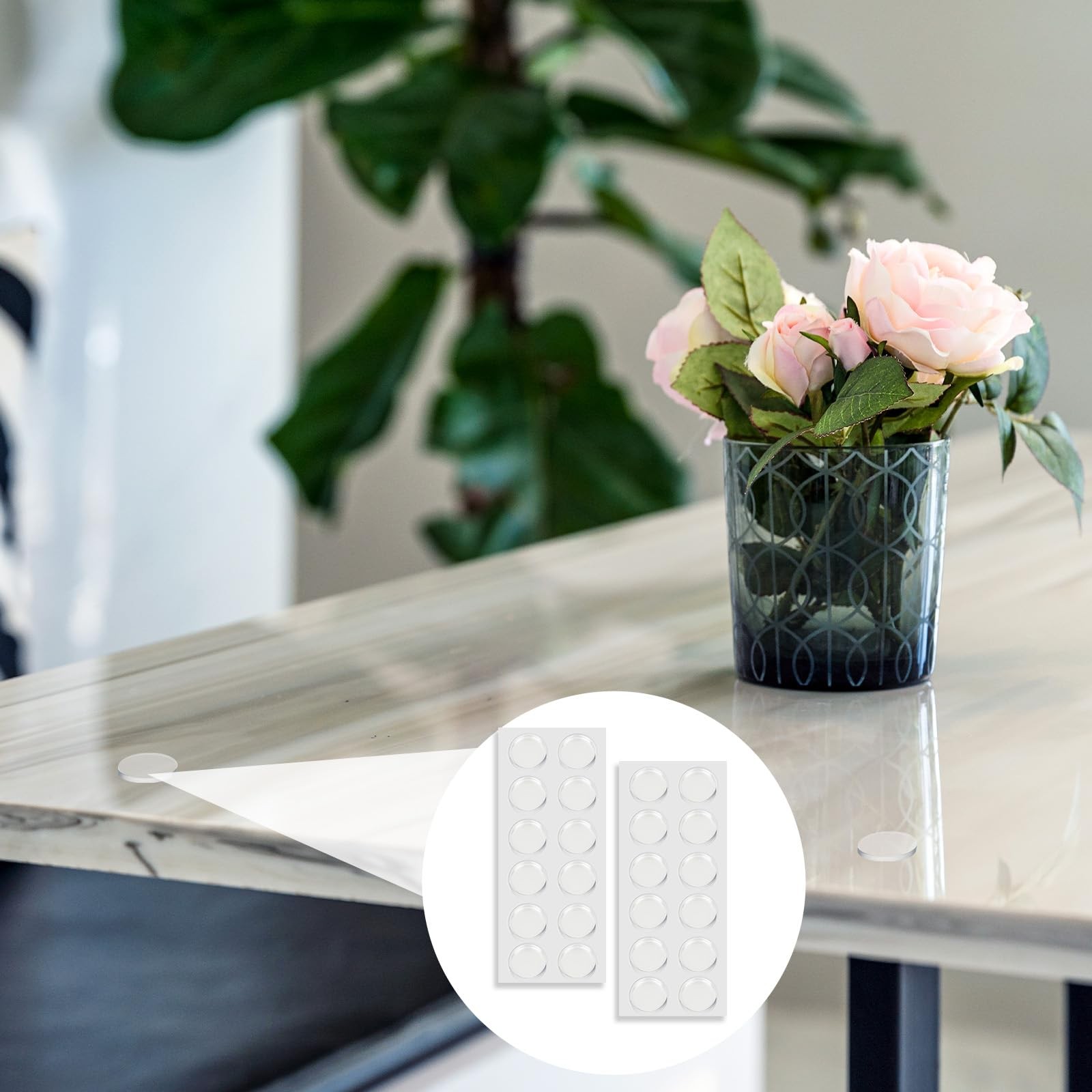 Glass Table Top Anti Slip Pad Self Adhesive Rubber Feet for Cutting Board,Drawer