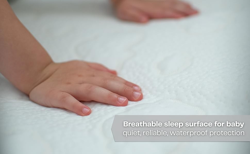 Egrace Crib Mattr Protector – Eucalyptus Tencel Fiber Waterproof