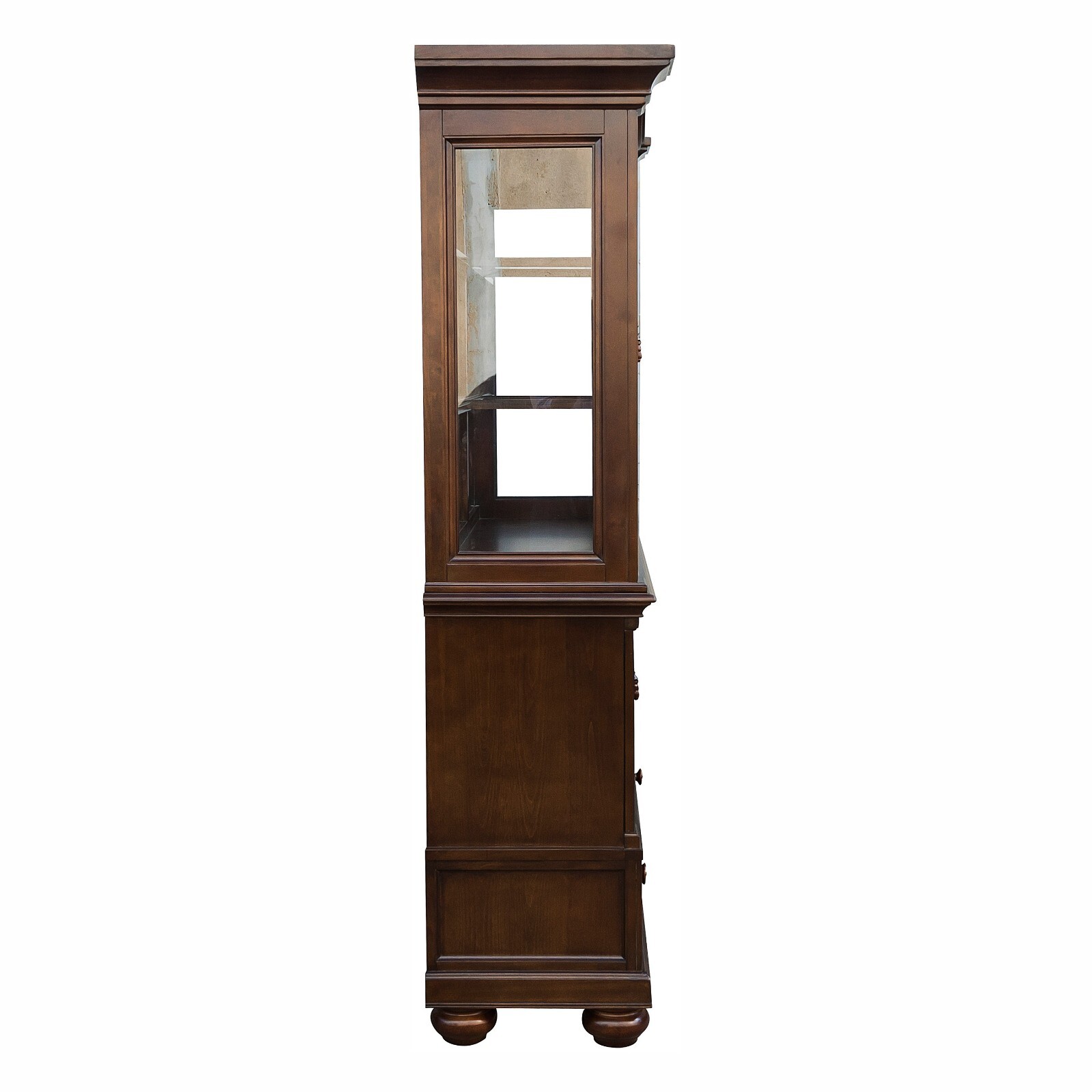 NEW Formal Dining Brown Cherry 79″-103″ Extendable Table & Chairs Traditional