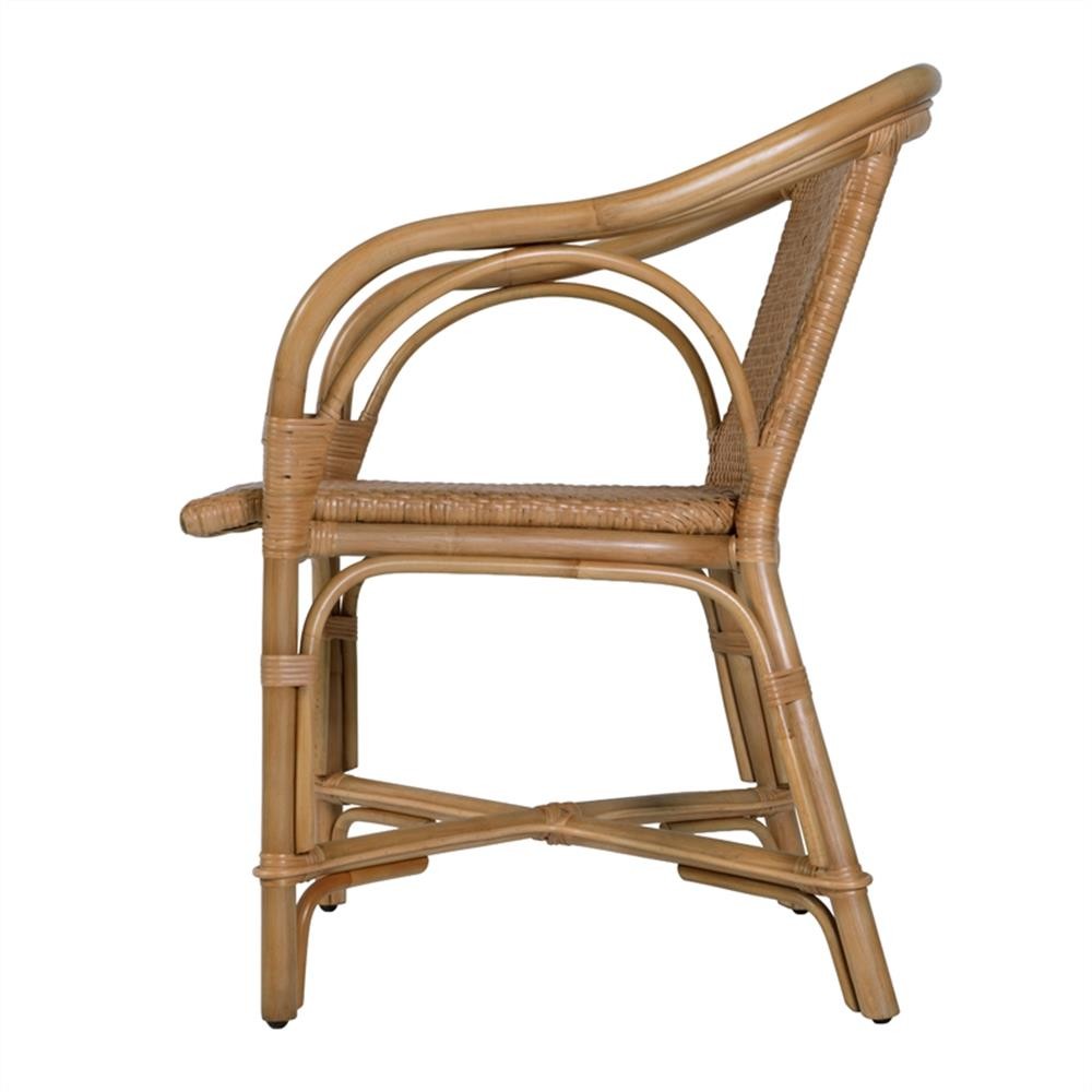 Butler Specialty Company Portofino 18.75 in. Seat Height Rattan Arm Chair – W…