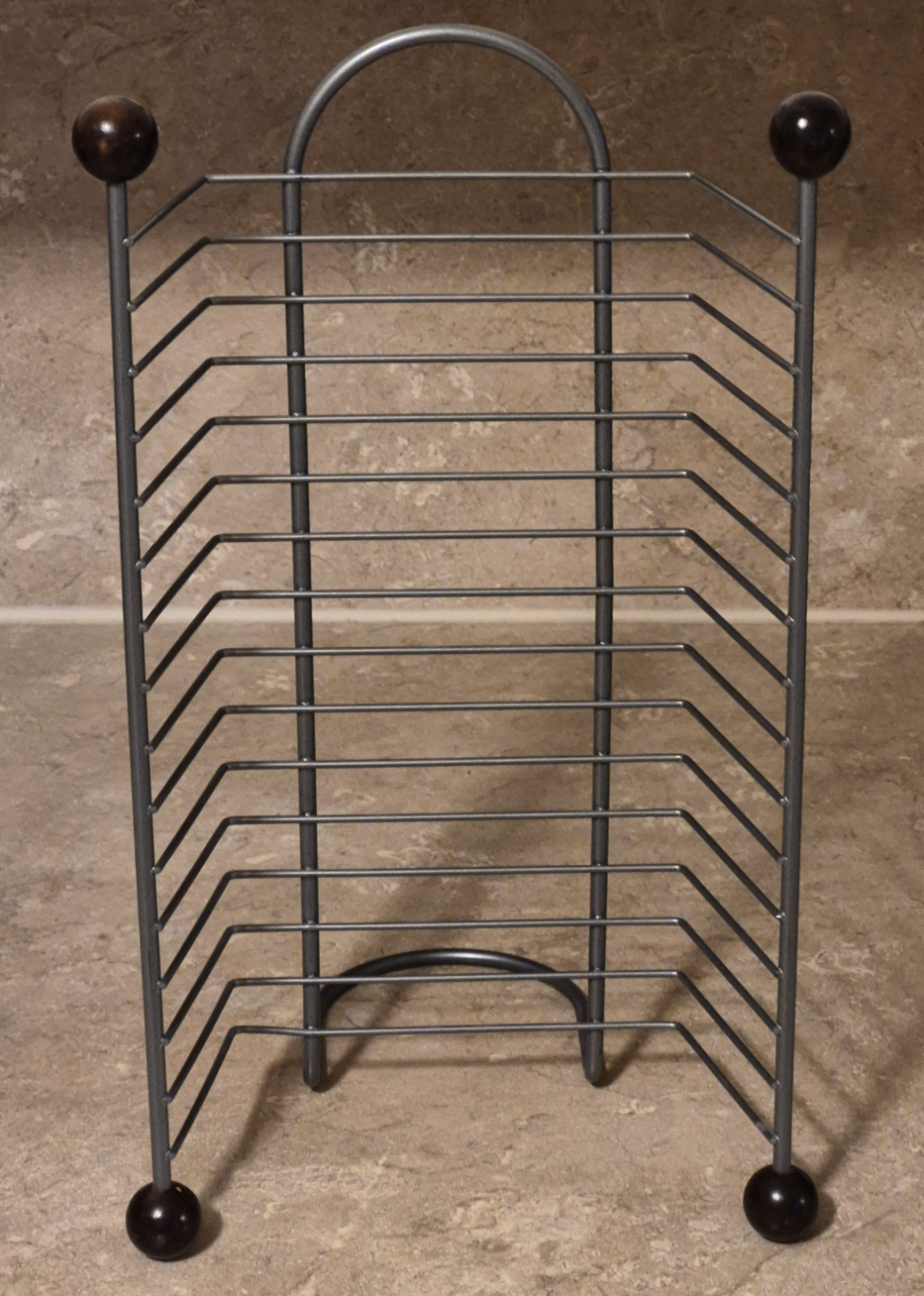 15 Slot DVD Blu-ray Game Holder Wire Metal Rack Tower Storage Free Standing