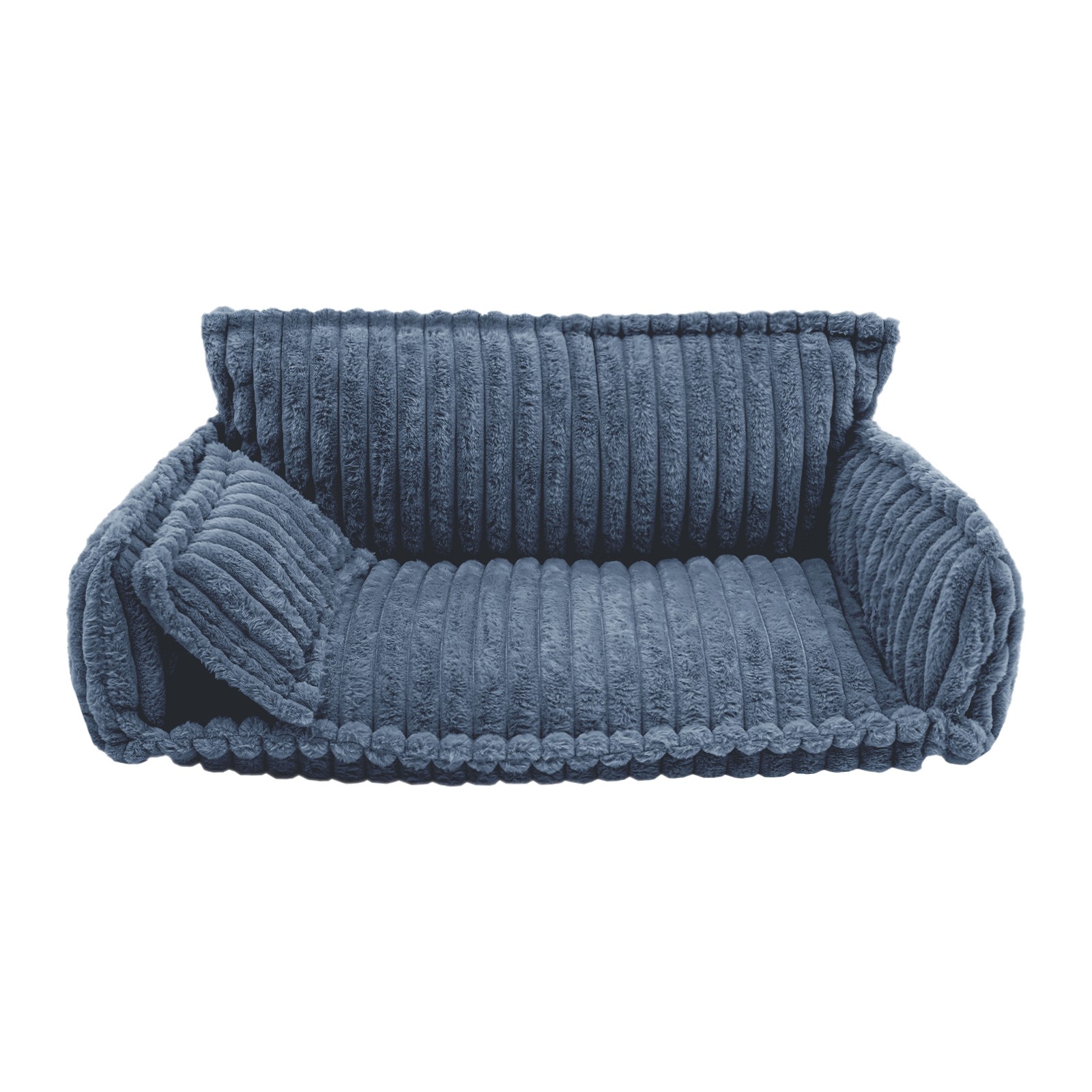 Pet Couch with Removable Washable Cover, Pet Couch Bed for Dog and Cat, Calming