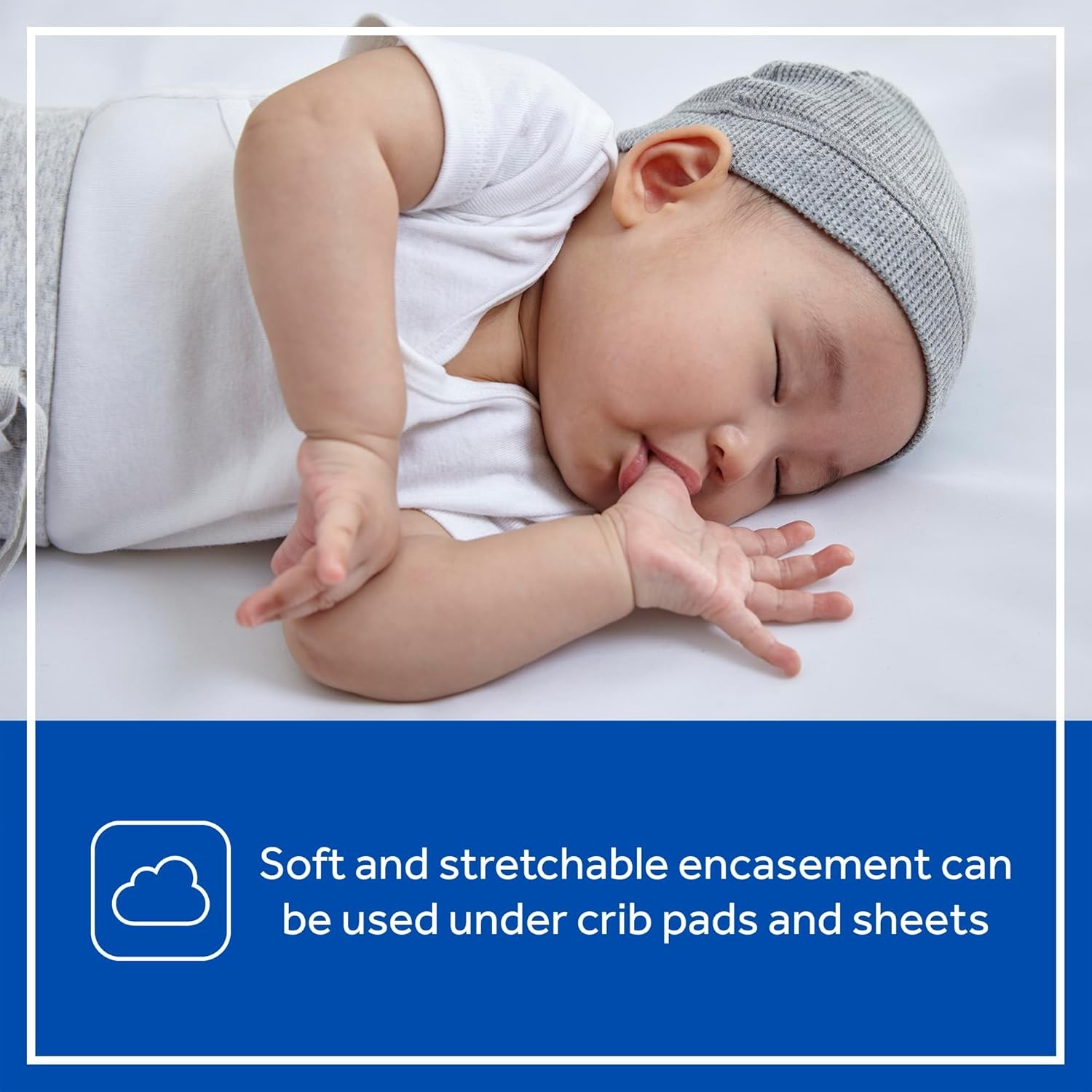 Sealy Baby SafetyCase Breathable Waterproof Crib Mattr Protector Pad,