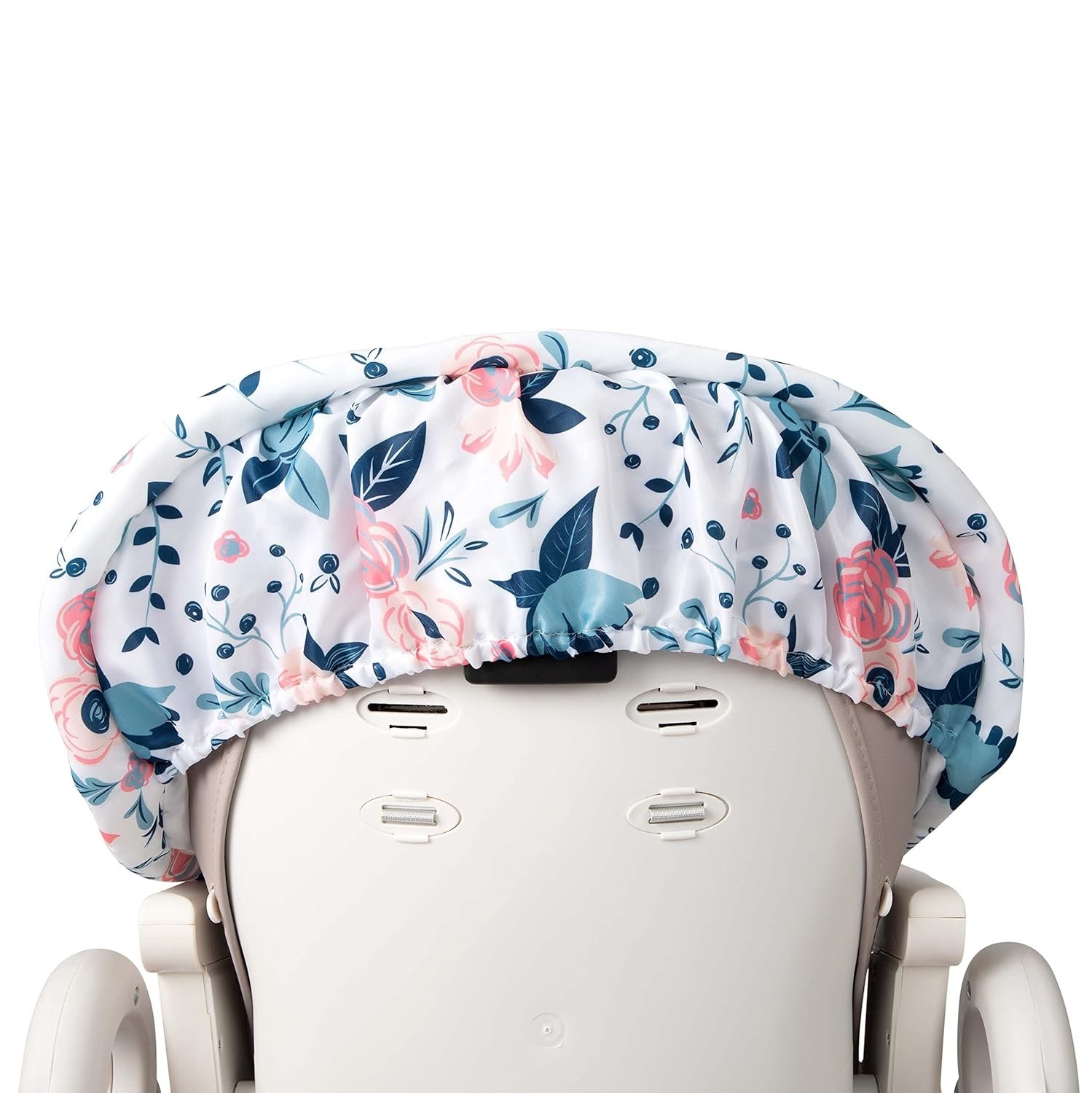 Floral Print High Chair Cover – Water-Resistant, Plush & Secure Fit 3/5 Point