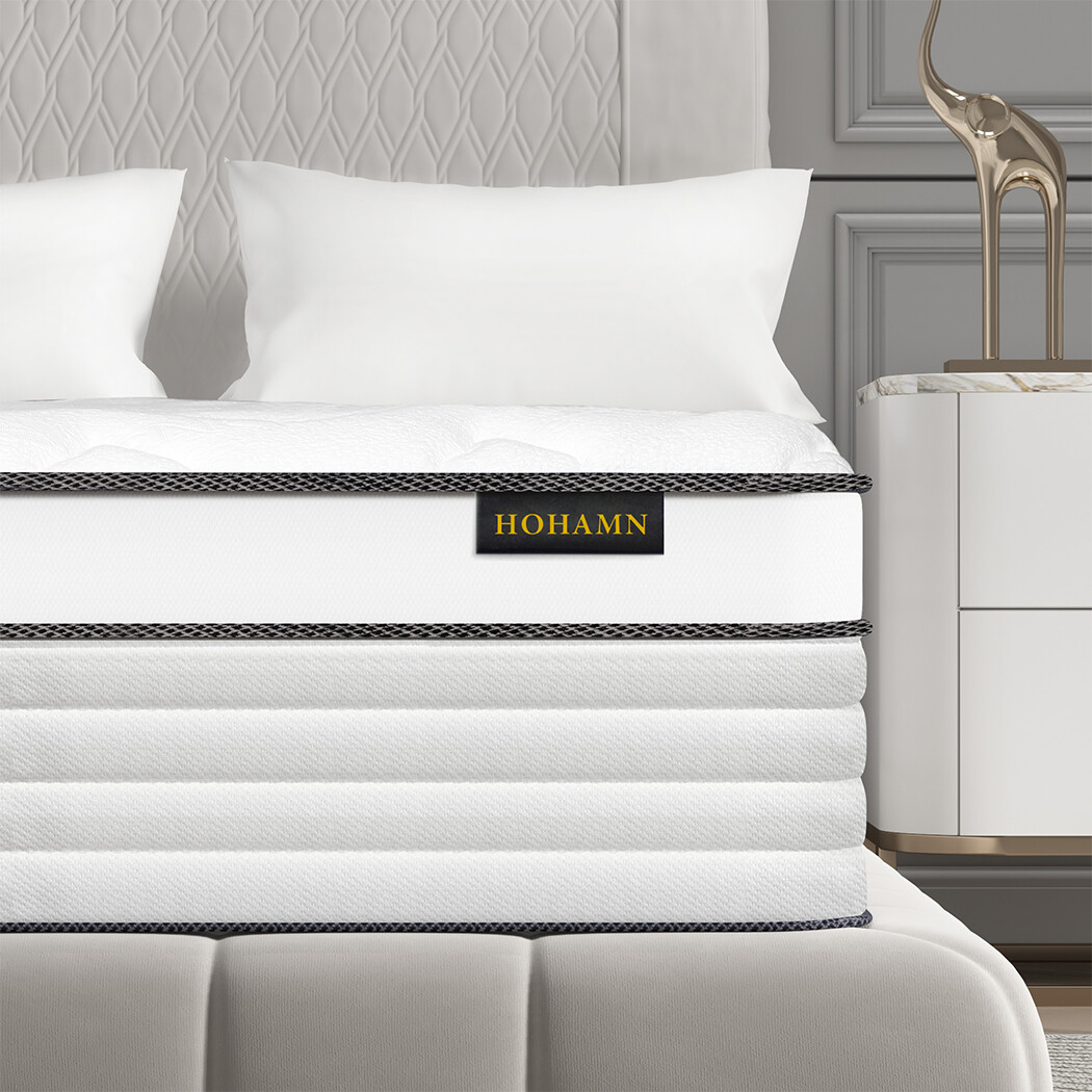 12″ Mattress Full Queen King Size Gel Memory Foam Hybrid Spring Bed in a Box