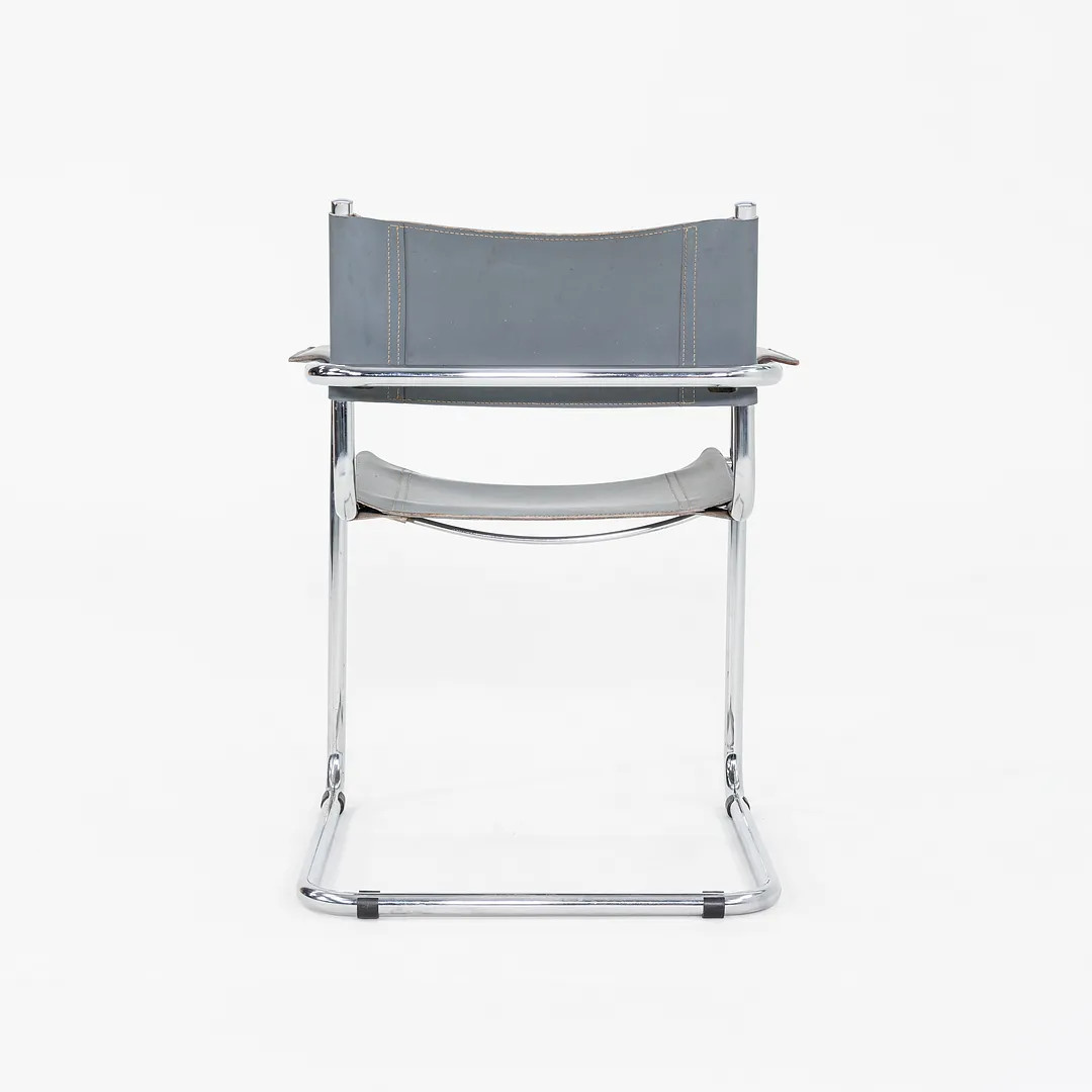 1980s Pair of Mart Stam MG5 Cantilever Armchairs Attributed to Matteo Grassi