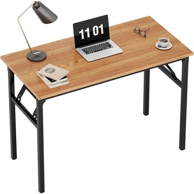 Small Computer Desk 31.5 inches Folding Table Sturdy Writing Desk Folding Desk