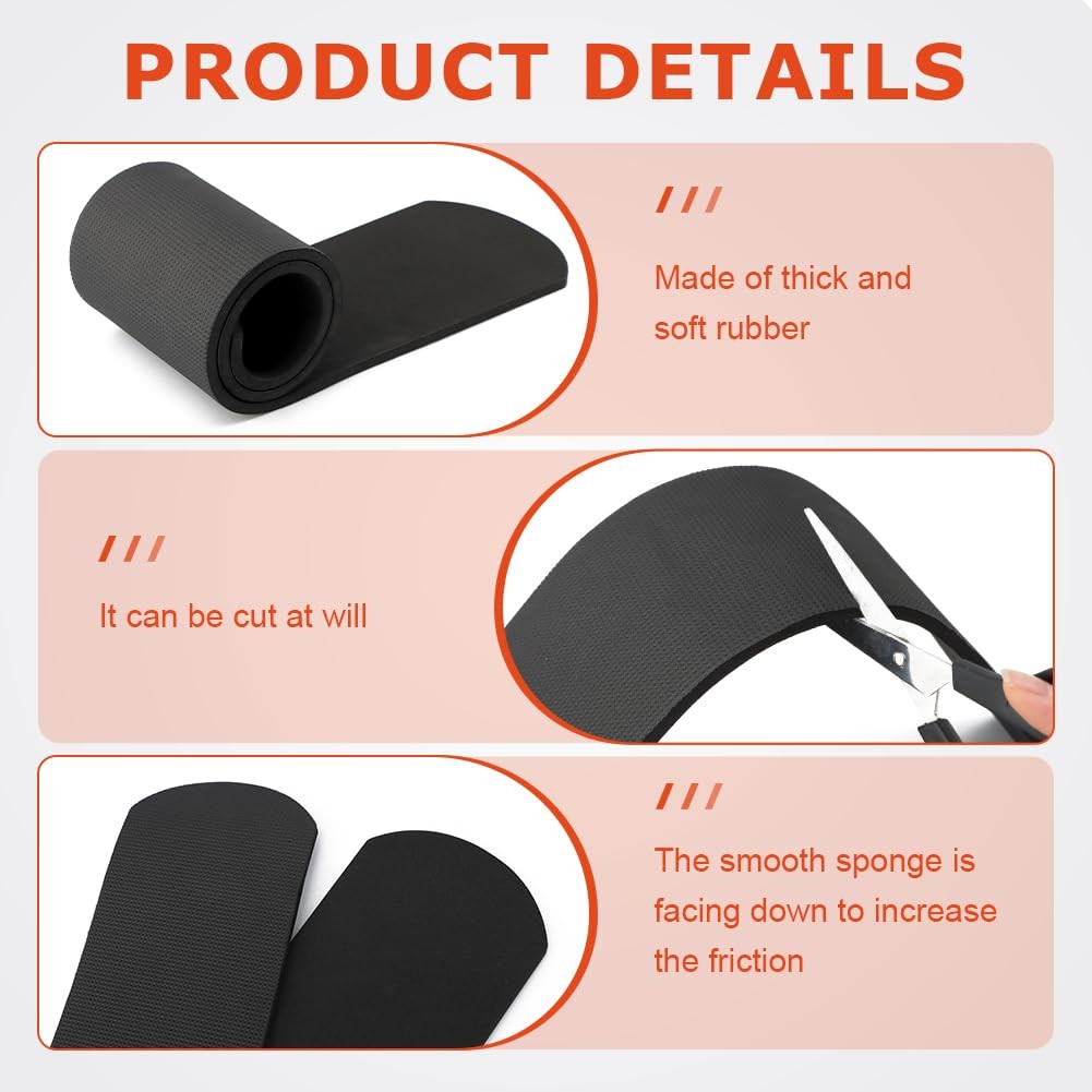 4 Pack Anti-Slip Furniture Pads 30 Inch Recliner, Non Slip Gripper Rail Pad