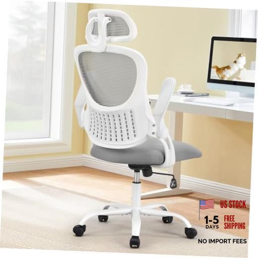 Home Office Desk Chair, Ergonomic High-Back Mesh Rolling Work Computer Chairs