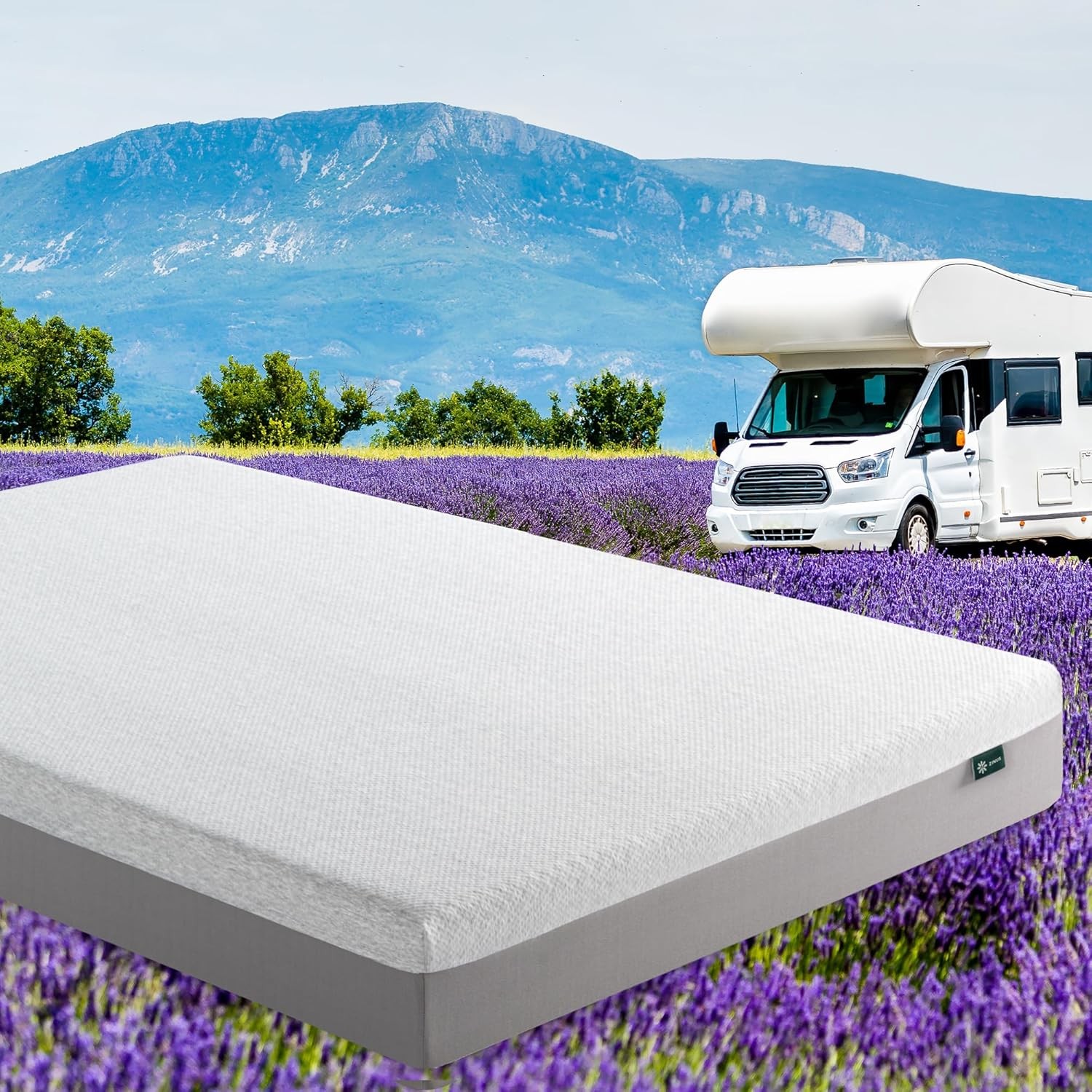 Zinus 8 Inch Short Queen RV Memory Foam Mattress