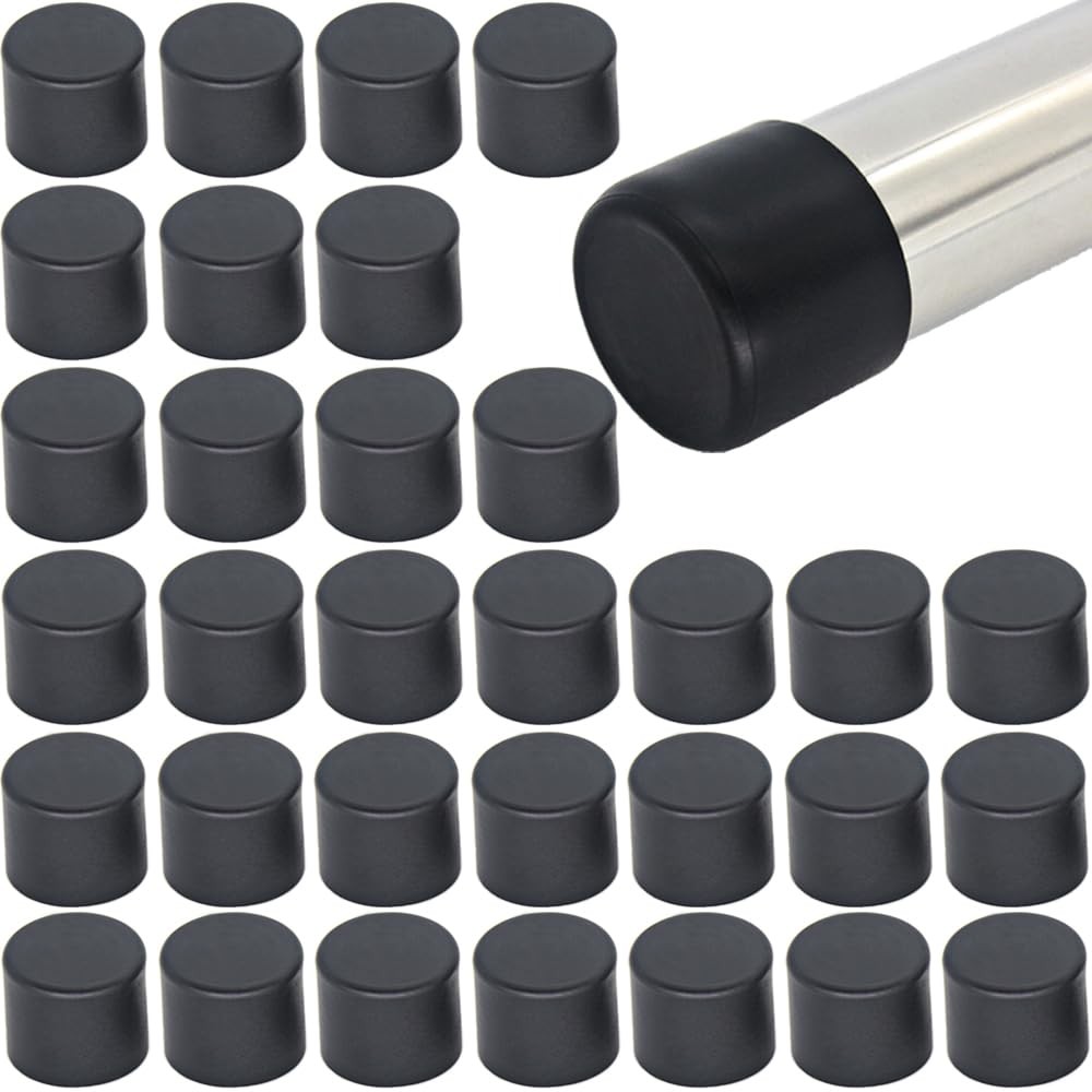 32Pcs round Rubber Chair Leg Tips Caps, 3/4 Inch (19Mm) Chair Table Leg Covers F
