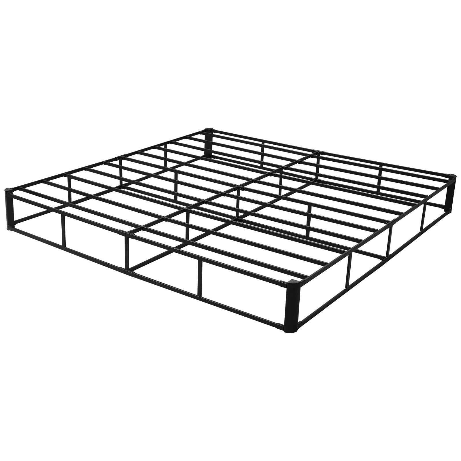Uimoso King Size Bed Frame with Fabric Cover Box Spring 79.1L x 75.8W x 9.1H in