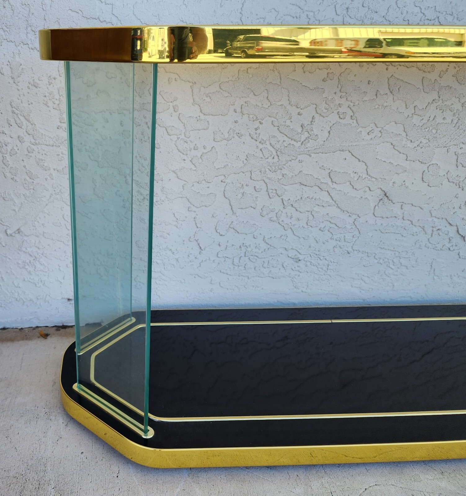Vintage Console Dry Bar Rolling