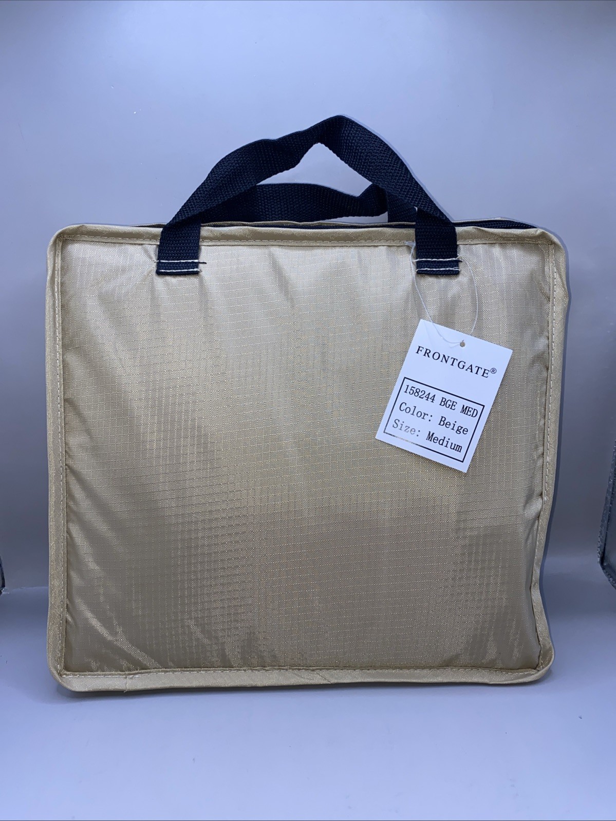 NWT FRONTGATE Beige Chaise Lounge Cover Medium 80” W/ Case