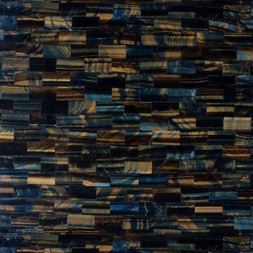 Blue Tiger Eye Table Top – 48″ x 30″ Handmade Art Work