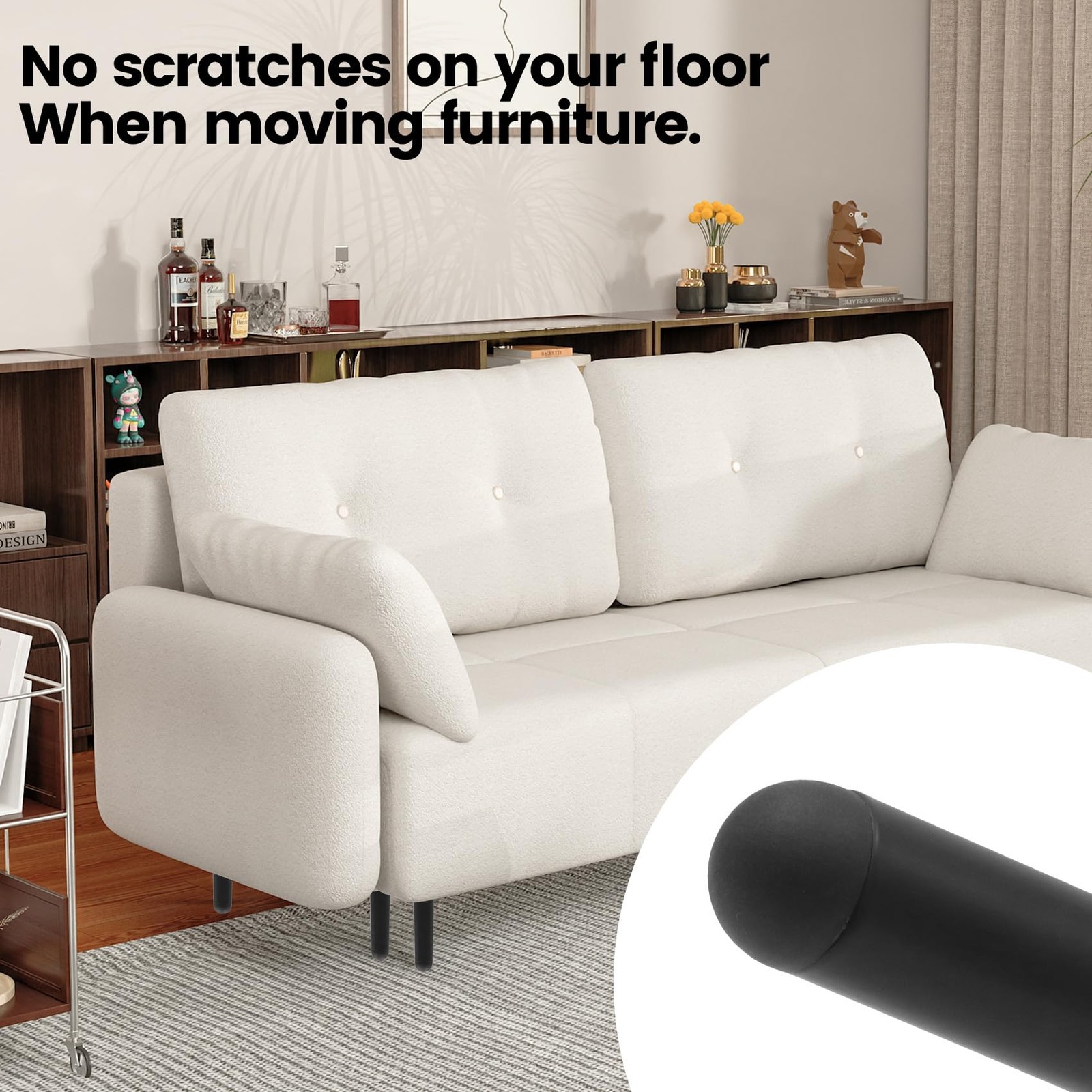 12 Inch Heavy Duty Furniture Legs Set of 4, 1000 lbs Capacity, Metal Legs for…